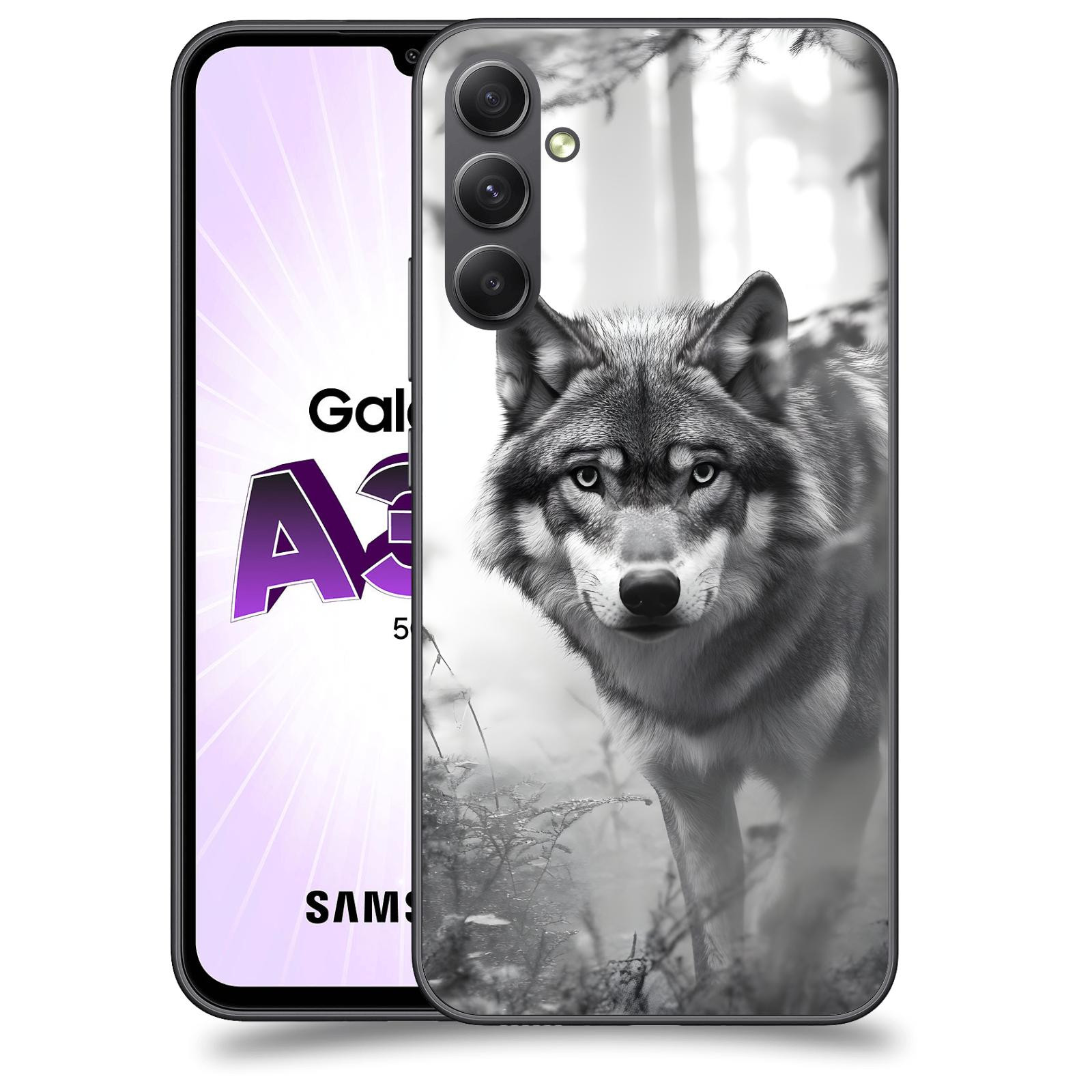ACOVER Kryt na mobil Samsung Galaxy A34 - Vlk