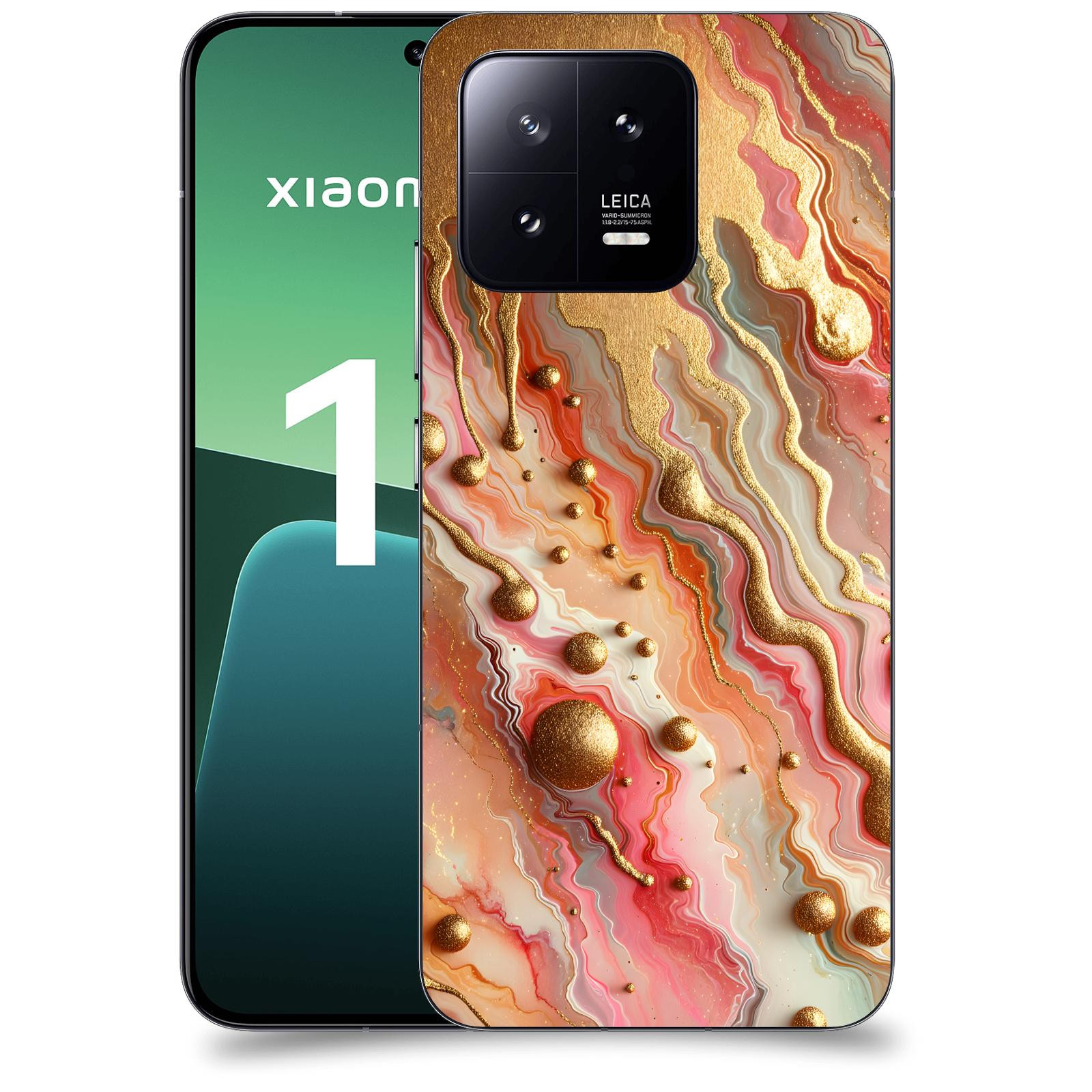 ACOVER Kryt na mobil Xiaomi 13 - Liquid Gold