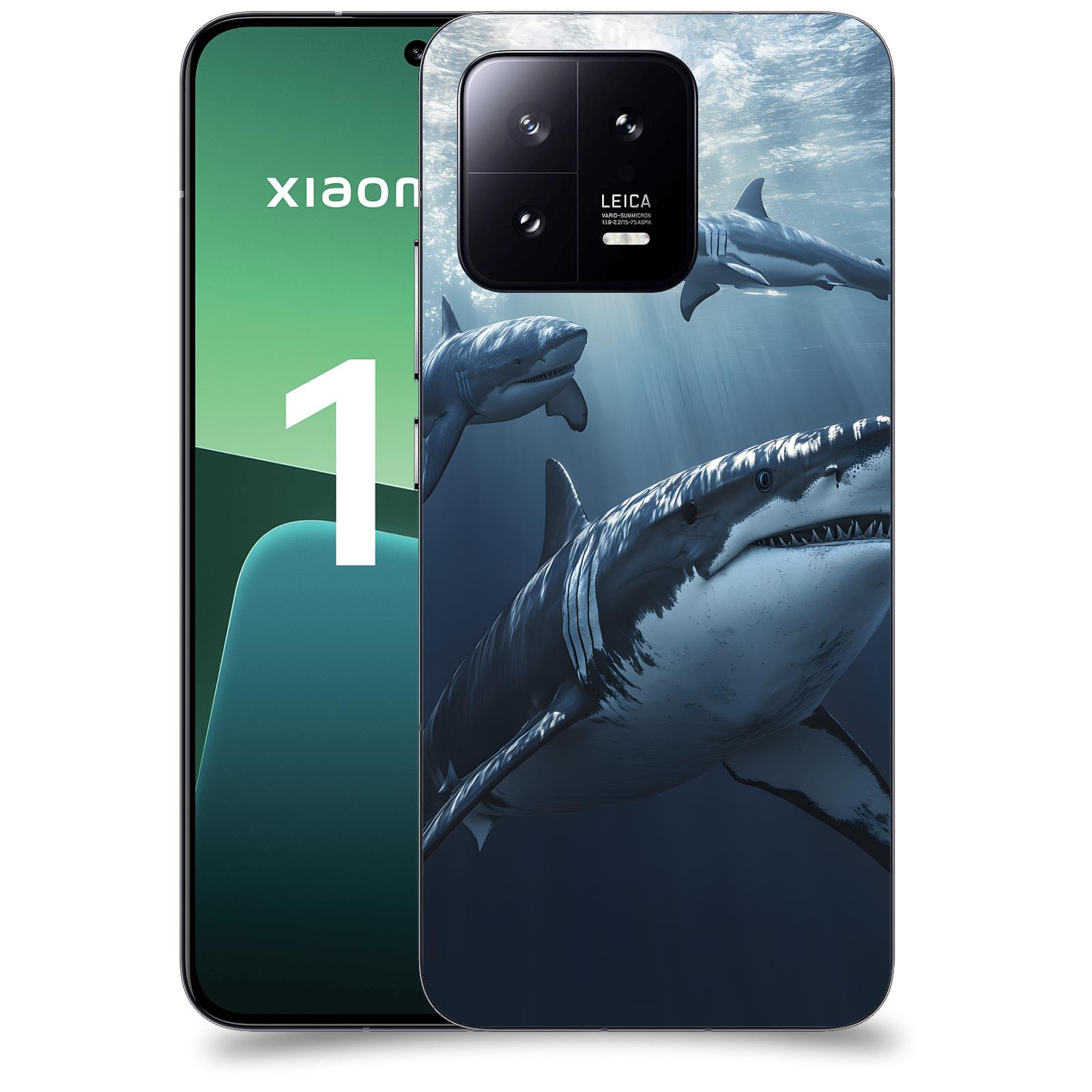 ACOVER Kryt na mobil Xiaomi 13 - Žraloci