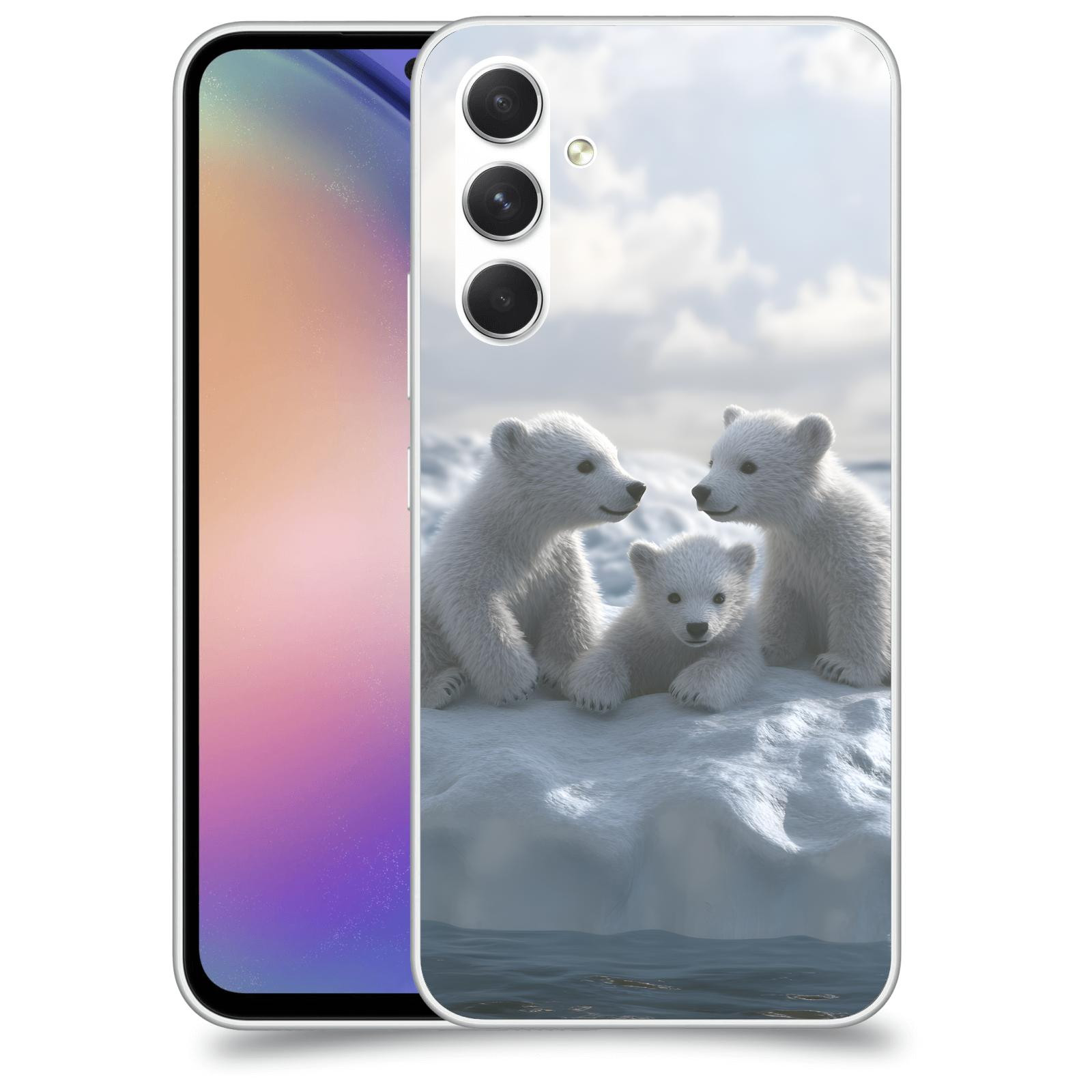 ACOVER Kryt na mobil Samsung Galaxy M54 5G - Medvíďata