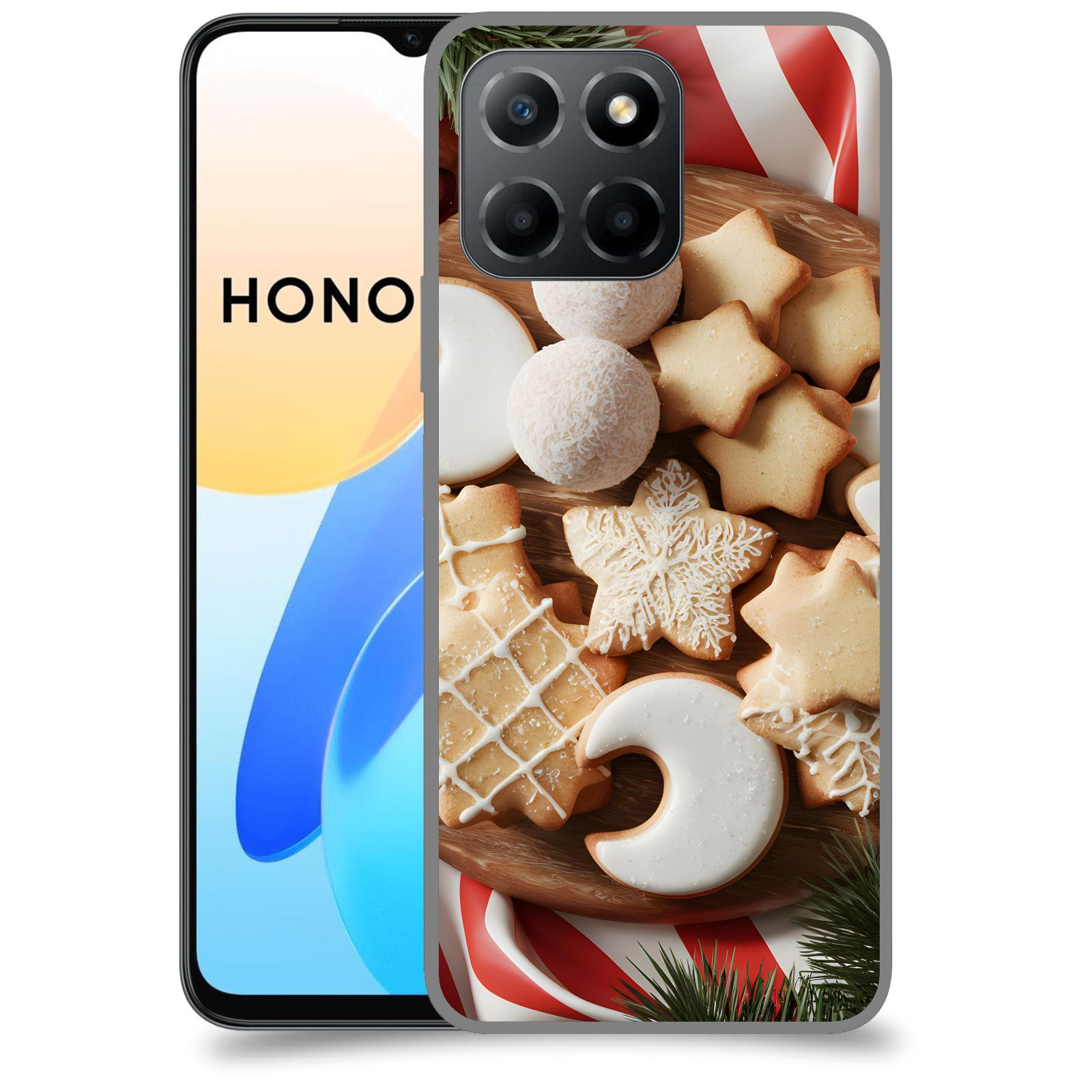 ACOVER Kryt na mobil Honor X8 4G - Vánoční cukroví 2