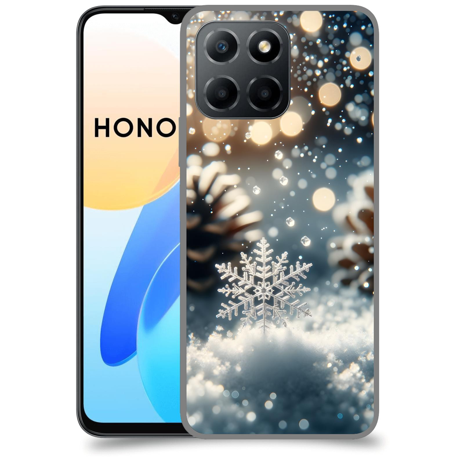 ACOVER Kryt na mobil Honor X8 4G - Vločka