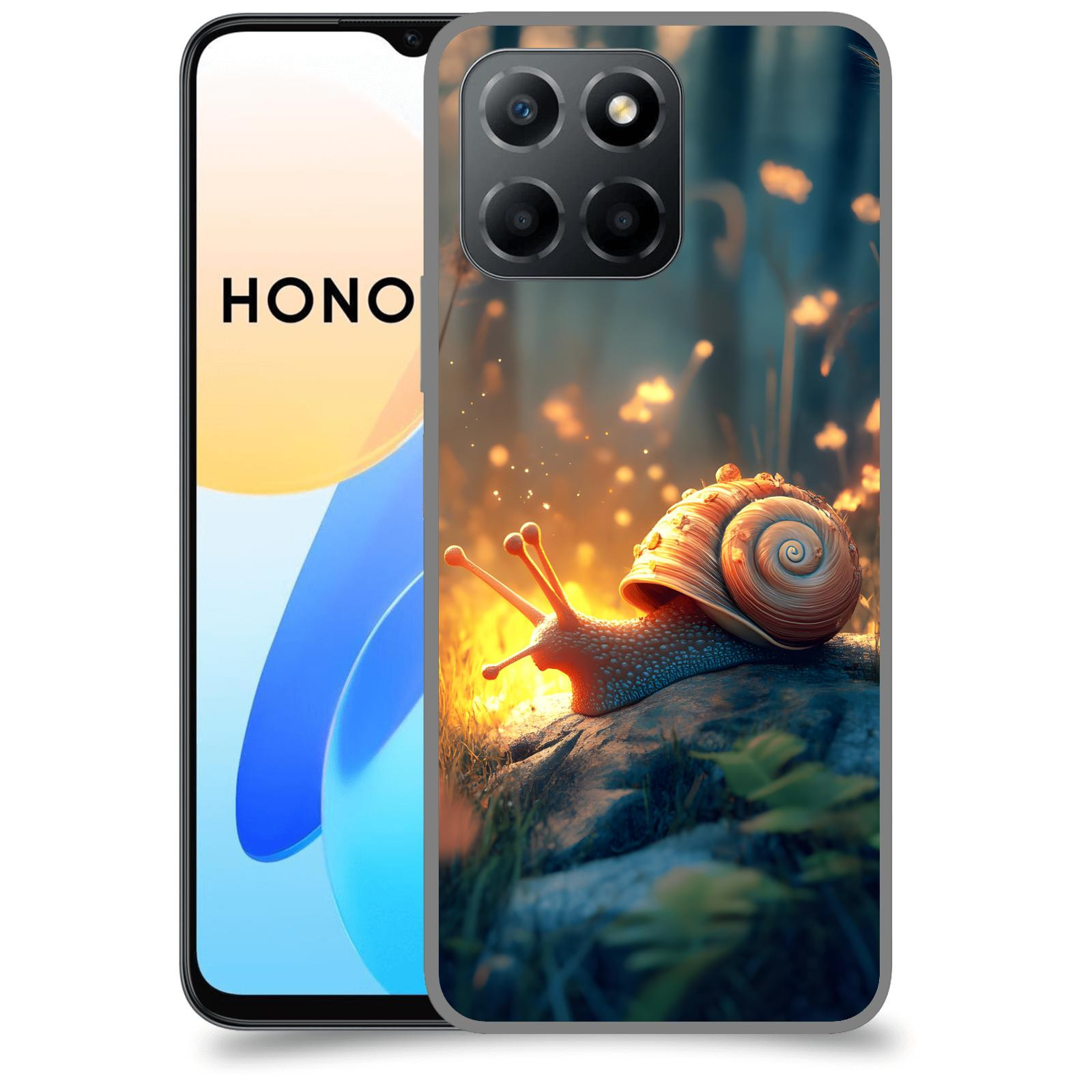 ACOVER Kryt na mobil Honor X8 4G - Šnek