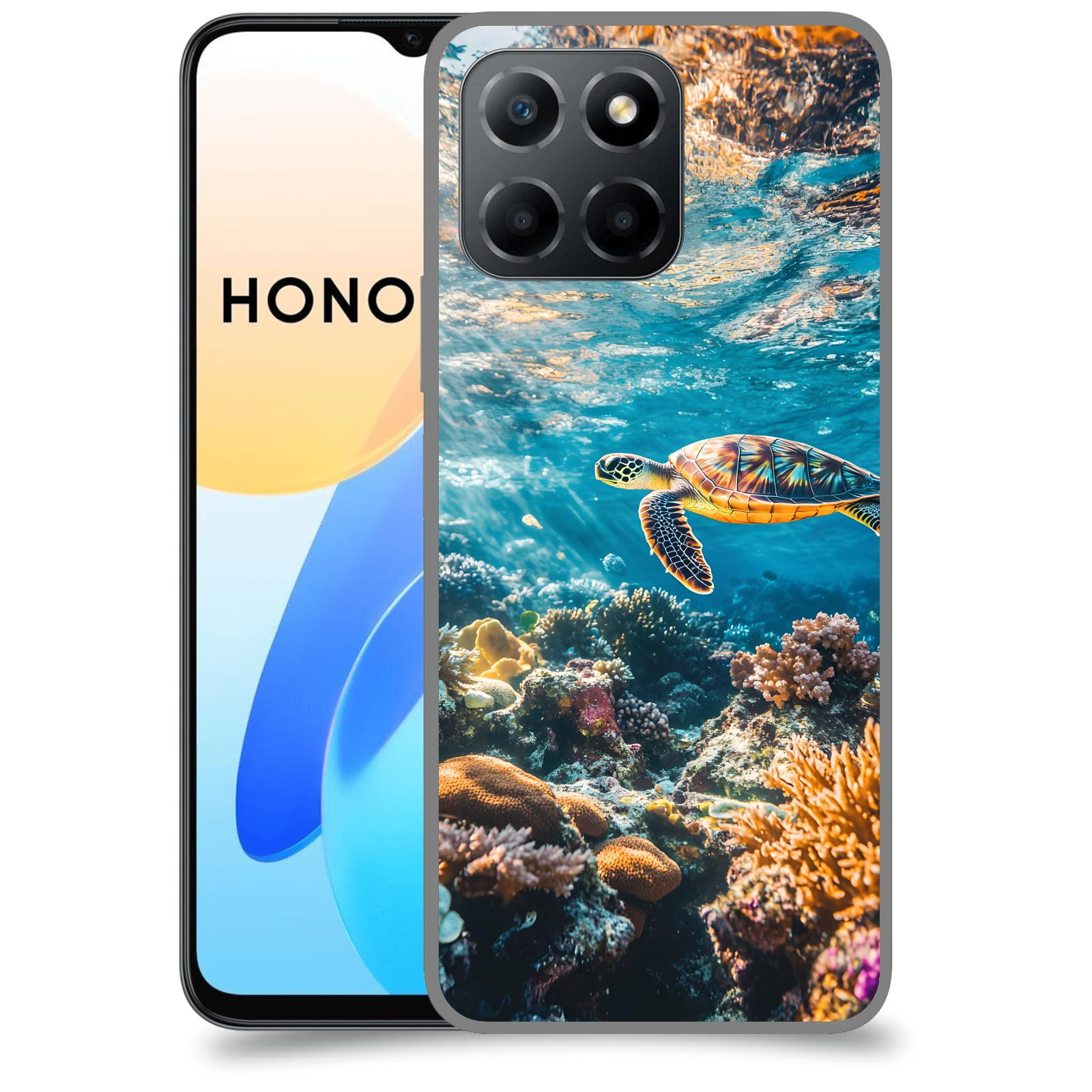 ACOVER Kryt na mobil Honor X8 4G - Želva