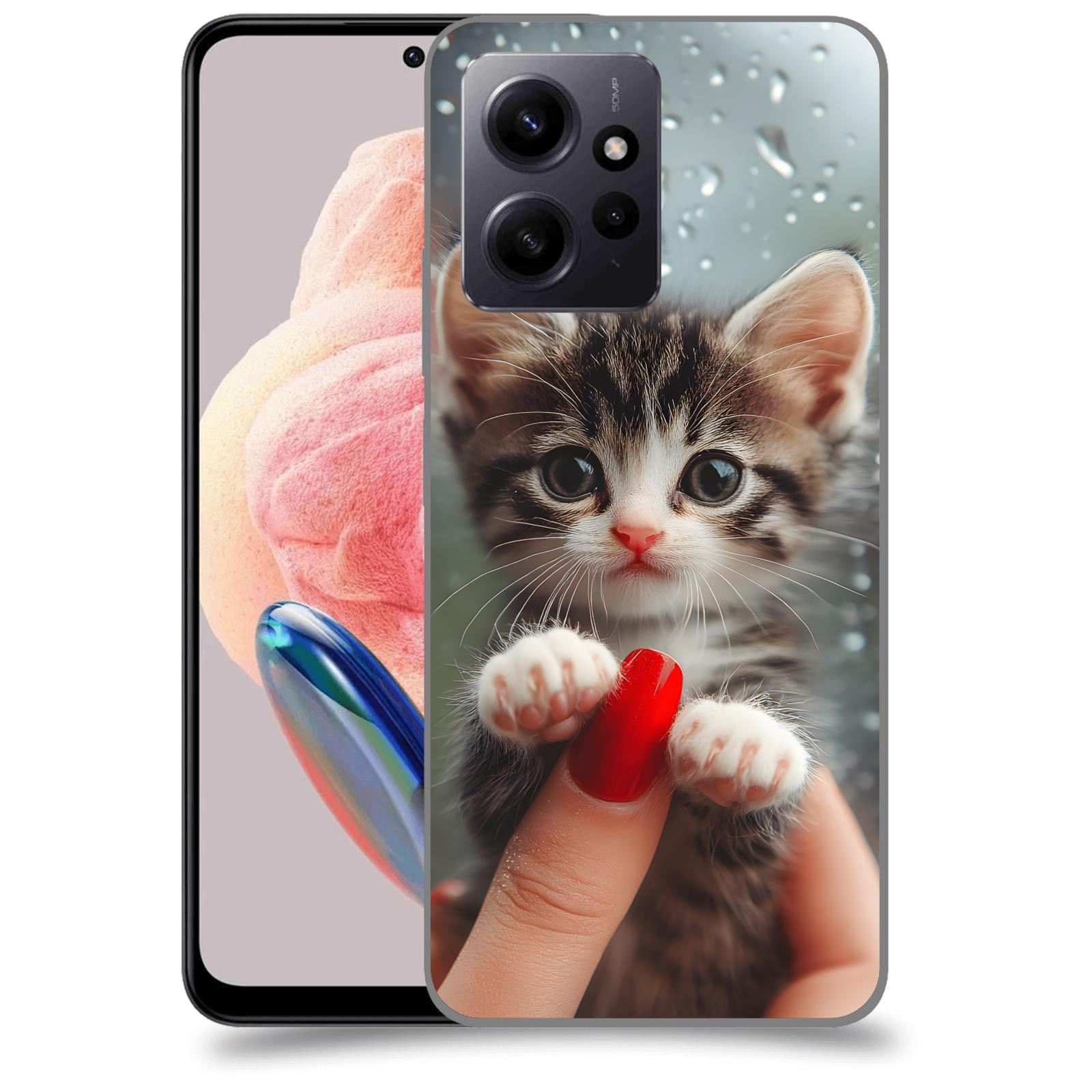 ACOVER Kryt na mobil Xiaomi Redmi Note 12 4G - Koťátko 2