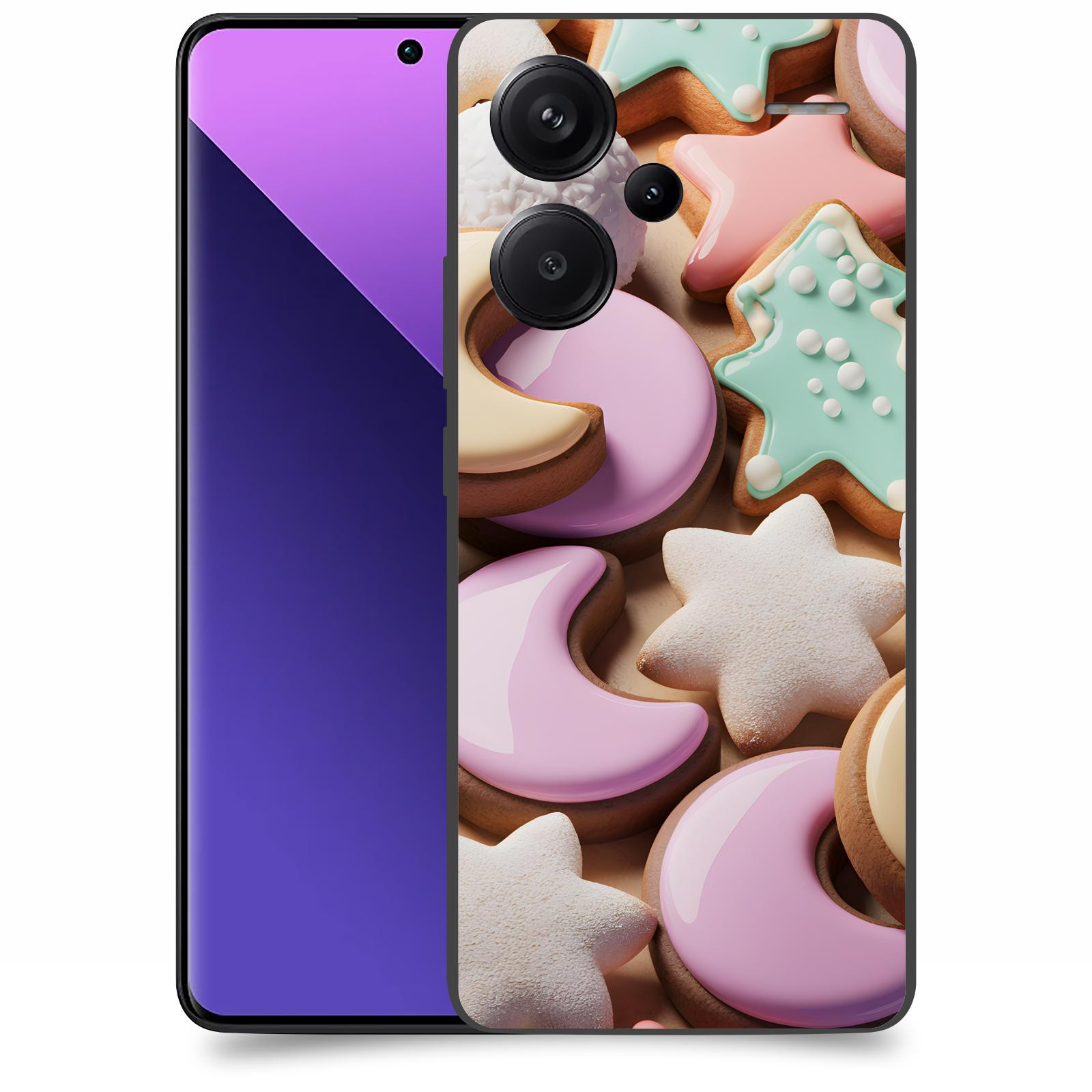 ACOVER Kryt na mobil Xiaomi Redmi Note 13 Pro+ 5G - Vánoční cukroví