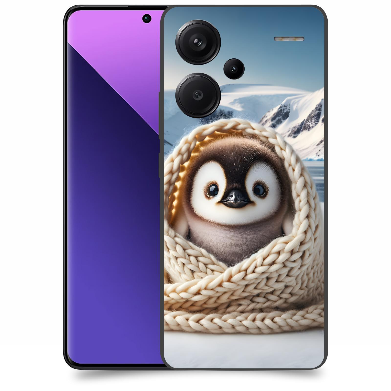 ACOVER Kryt na mobil Xiaomi Redmi Note 13 Pro+ 5G - Tučňák