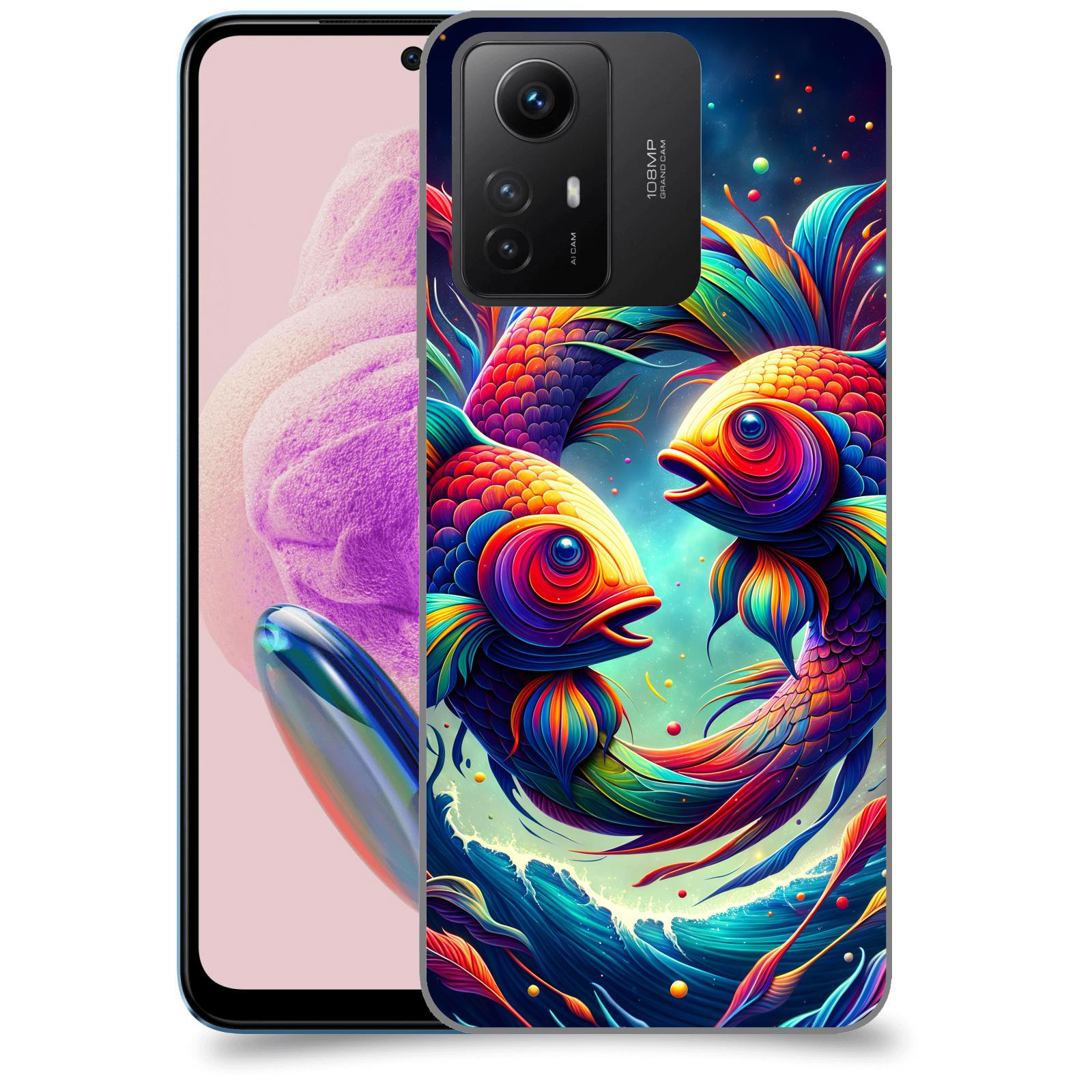 ACOVER Kryt na mobil Xiaomi Redmi Note 12S - Ryby