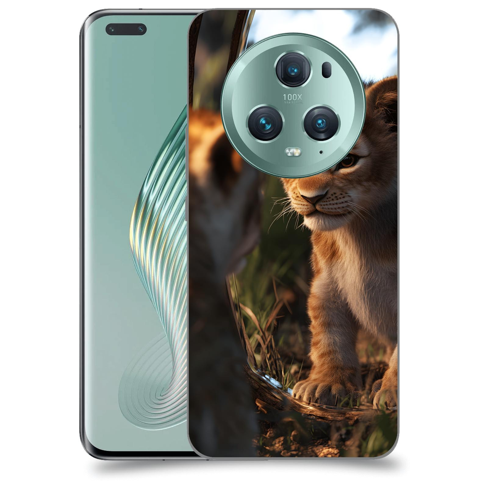 ACOVER Kryt na mobil Honor Magic5 Pro - Lvíče