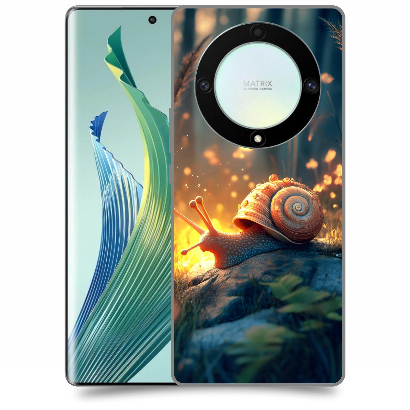 ACOVER Kryt na mobil Honor Magic 5 Lite 5G - Šnek