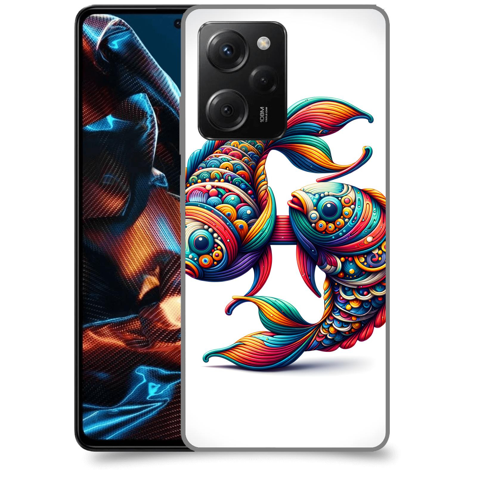 ACOVER Kryt na mobil Xiaomi Poco X5 Pro - Ryby 2