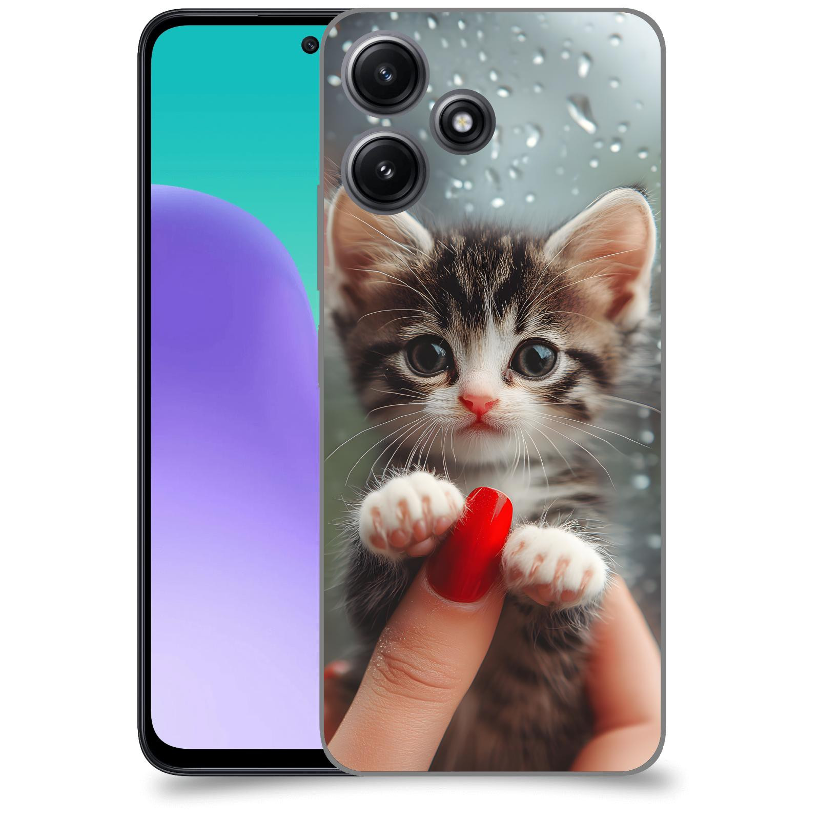 ACOVER Kryt na mobil Xiaomi Redmi 12 5G - Koťátko 2