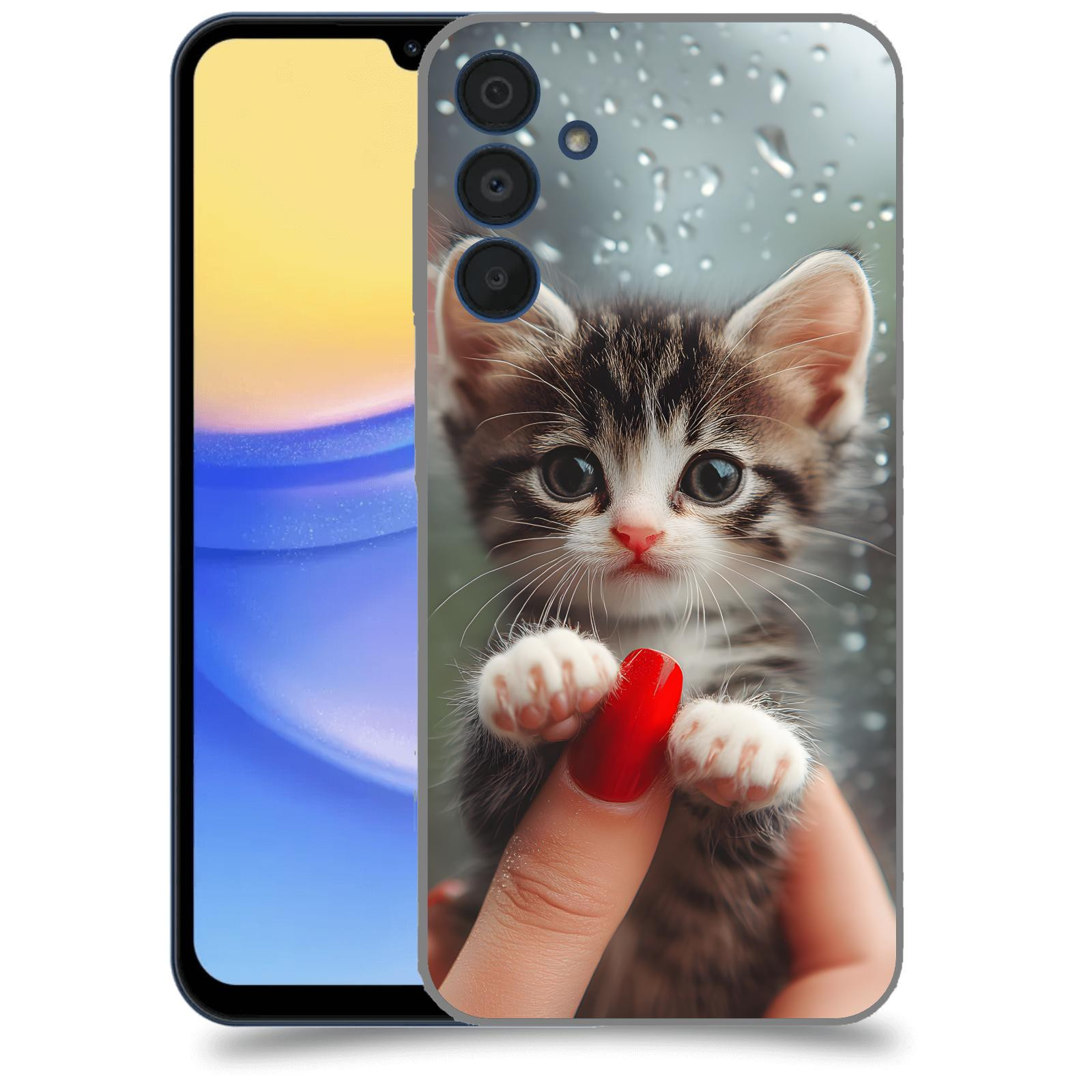 ACOVER Kryt na mobil Samsung Galaxy A15 5G - Koťátko 2