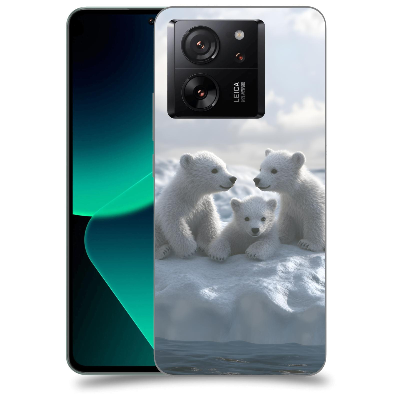 ACOVER Kryt na mobil Xiaomi 13T pro - Medvíďata