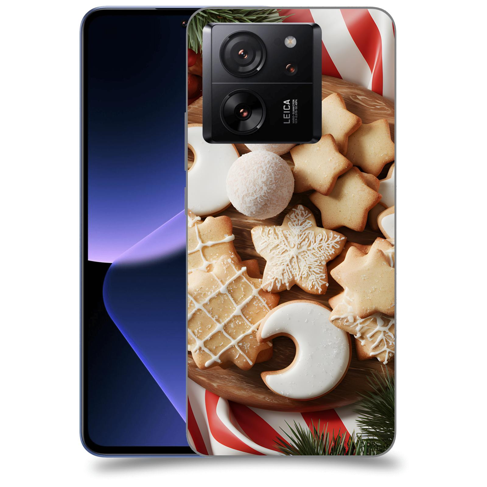ACOVER Kryt na mobil Xiaomi 13T - Vánoční cukroví 2