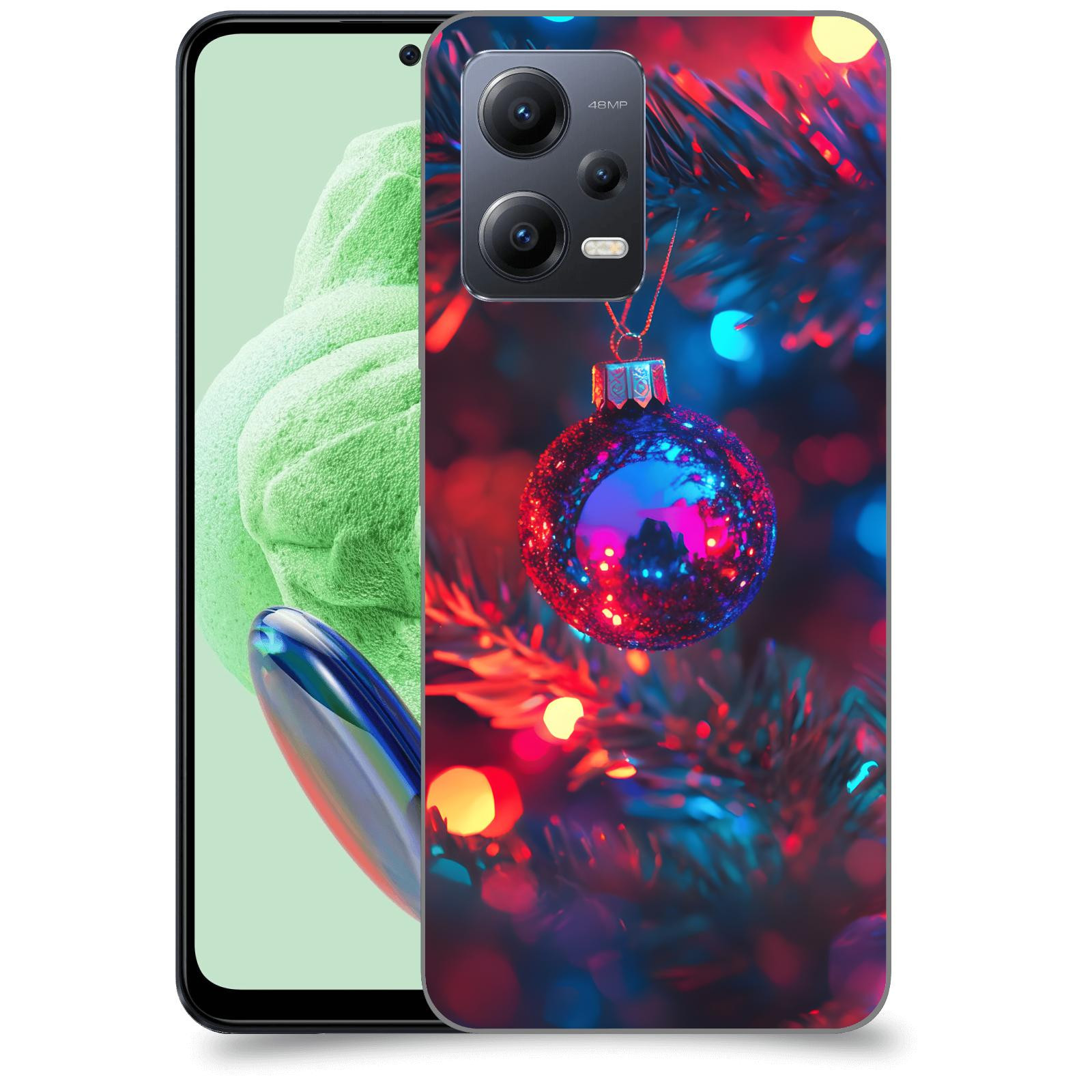 ACOVER Kryt na mobil Xiaomi Redmi Note 12 5G - Vánoční ozdoba