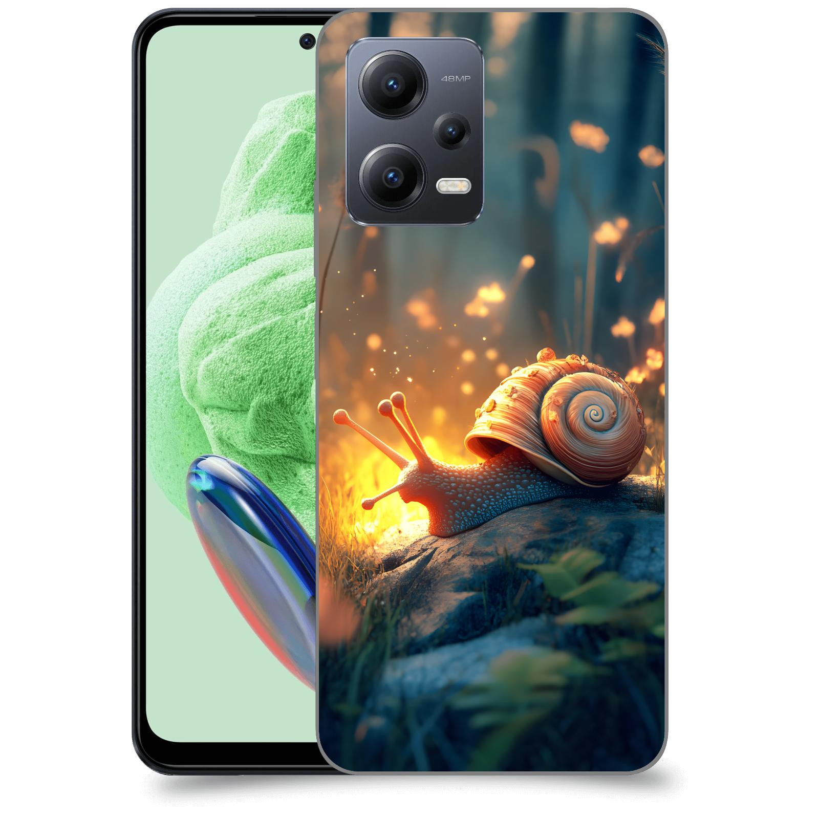 ACOVER Kryt na mobil Xiaomi Redmi Note 12 5G - Šnek