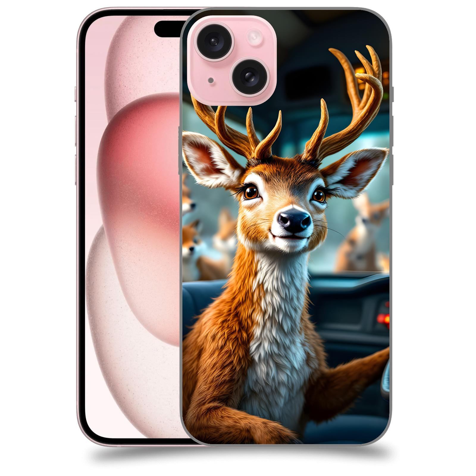 ACOVER Kryt na mobil Apple iPhone 15 plus - Jelen