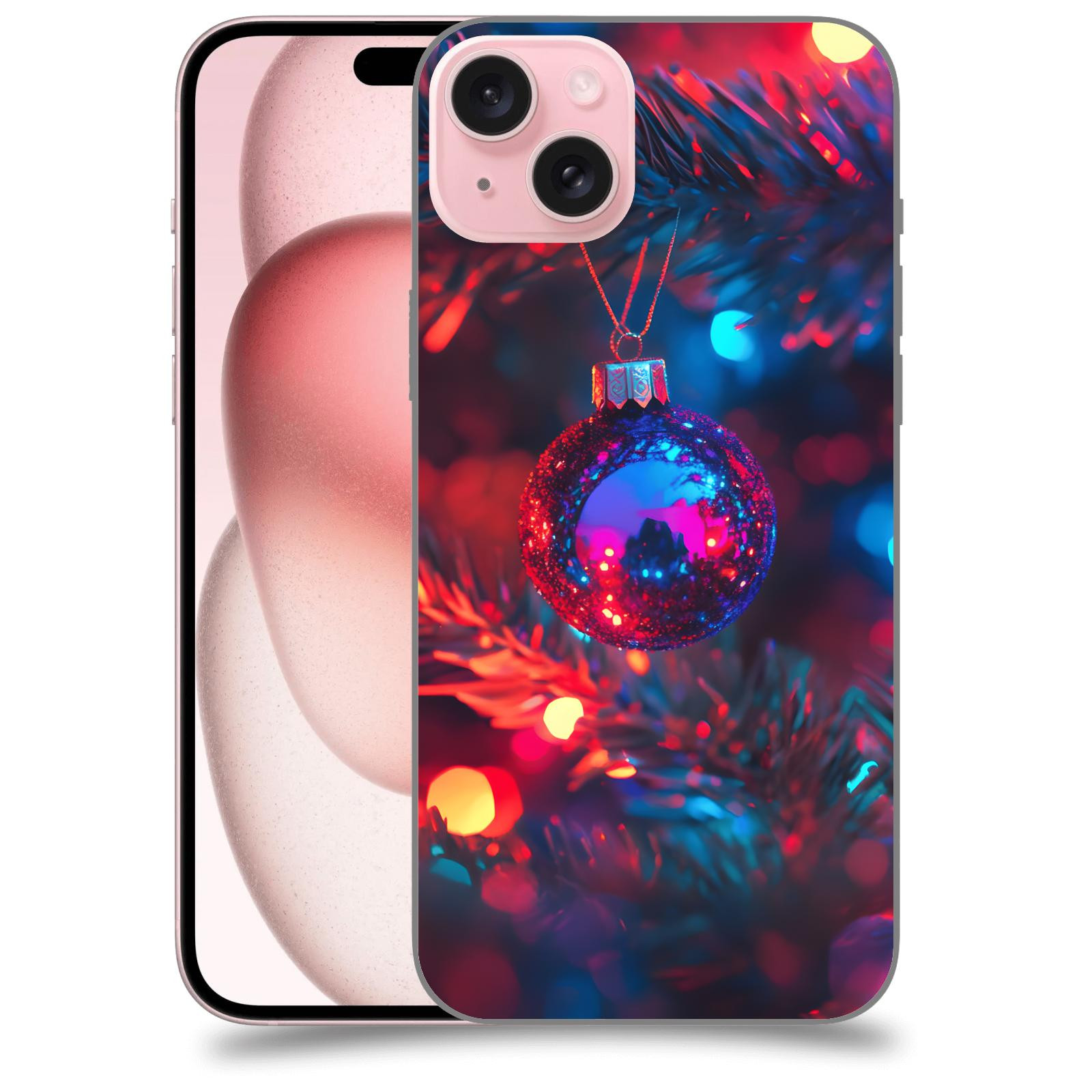 ACOVER Kryt na mobil Apple iPhone 15 plus - Vánoční ozdoba