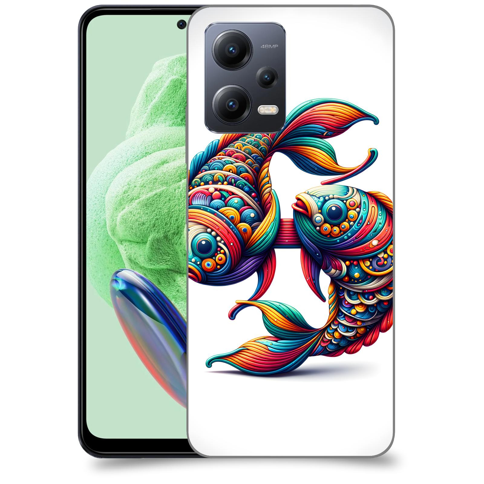 ACOVER Kryt na mobil Xiaomi Redmi Note 12 PRO 5G - Ryby 2