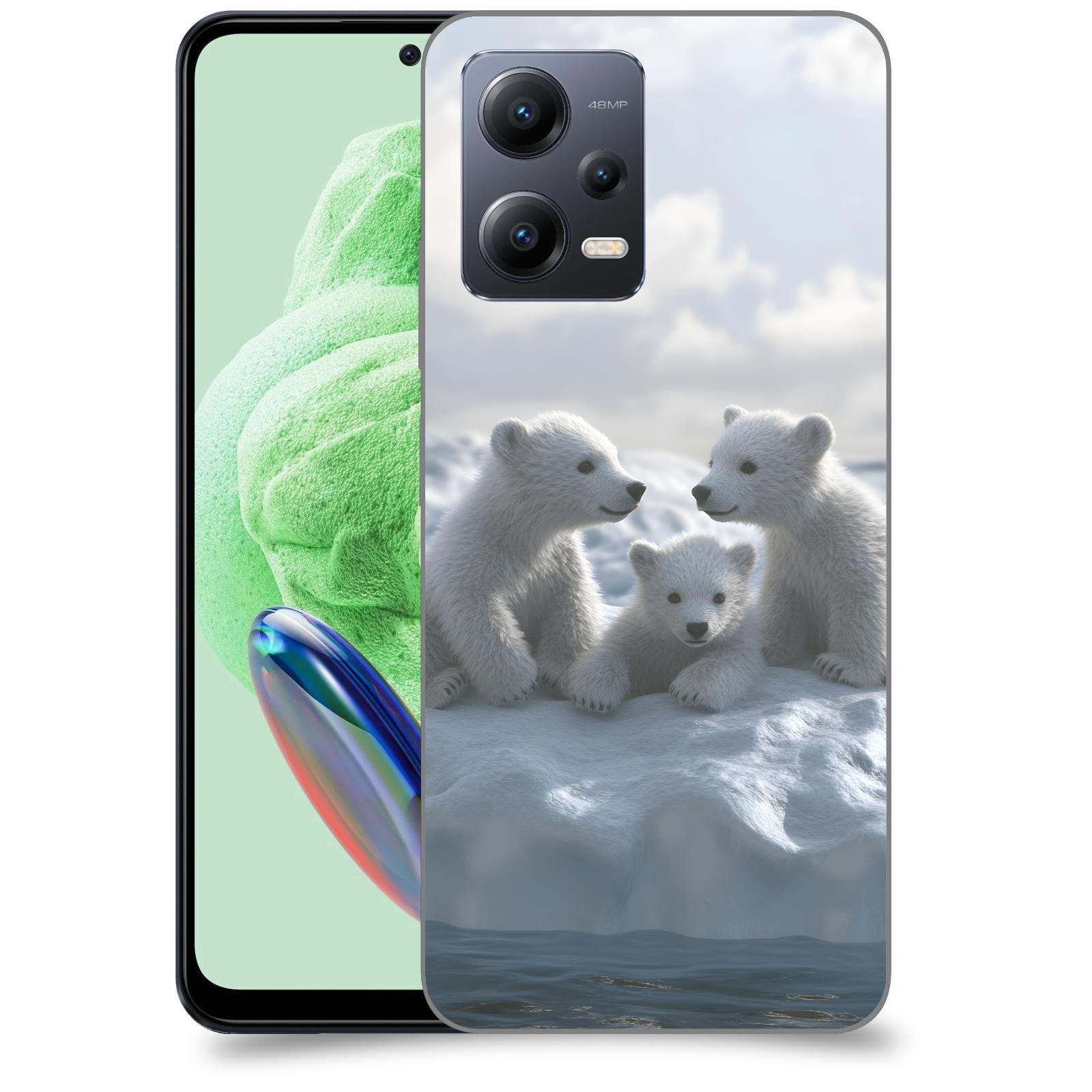 ACOVER Kryt na mobil Xiaomi Redmi Note 12 PRO 5G - Medvíďata