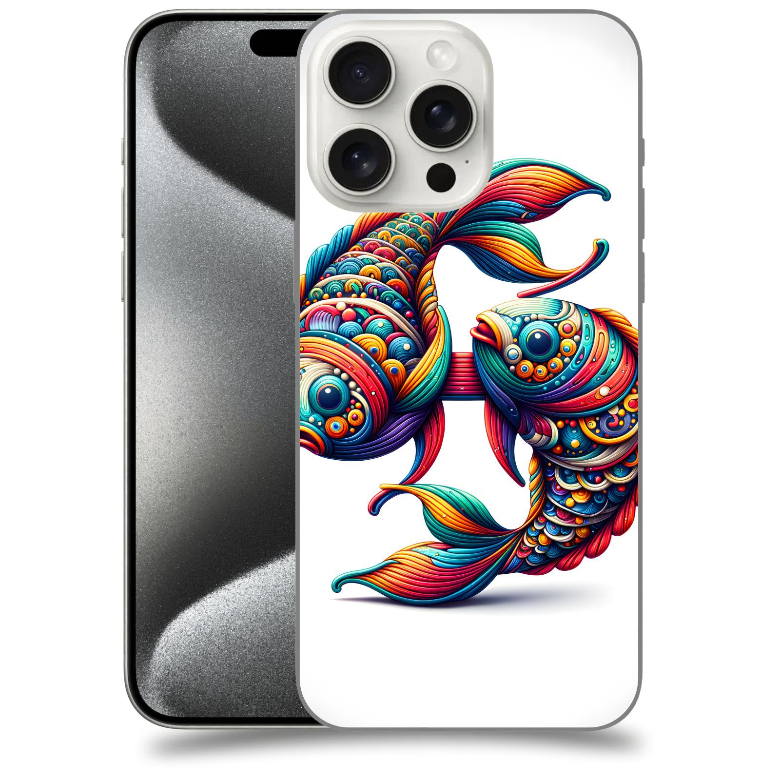 ACOVER Kryt na mobil Apple iPhone 15 pro max - Ryby 2