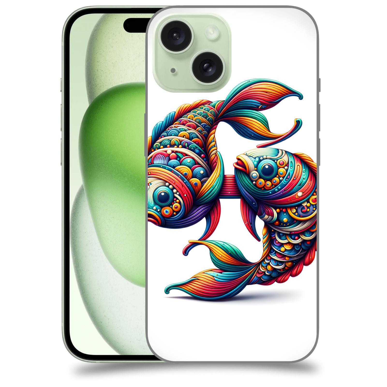 ACOVER Kryt na mobil Apple iPhone 15 - Ryby 2