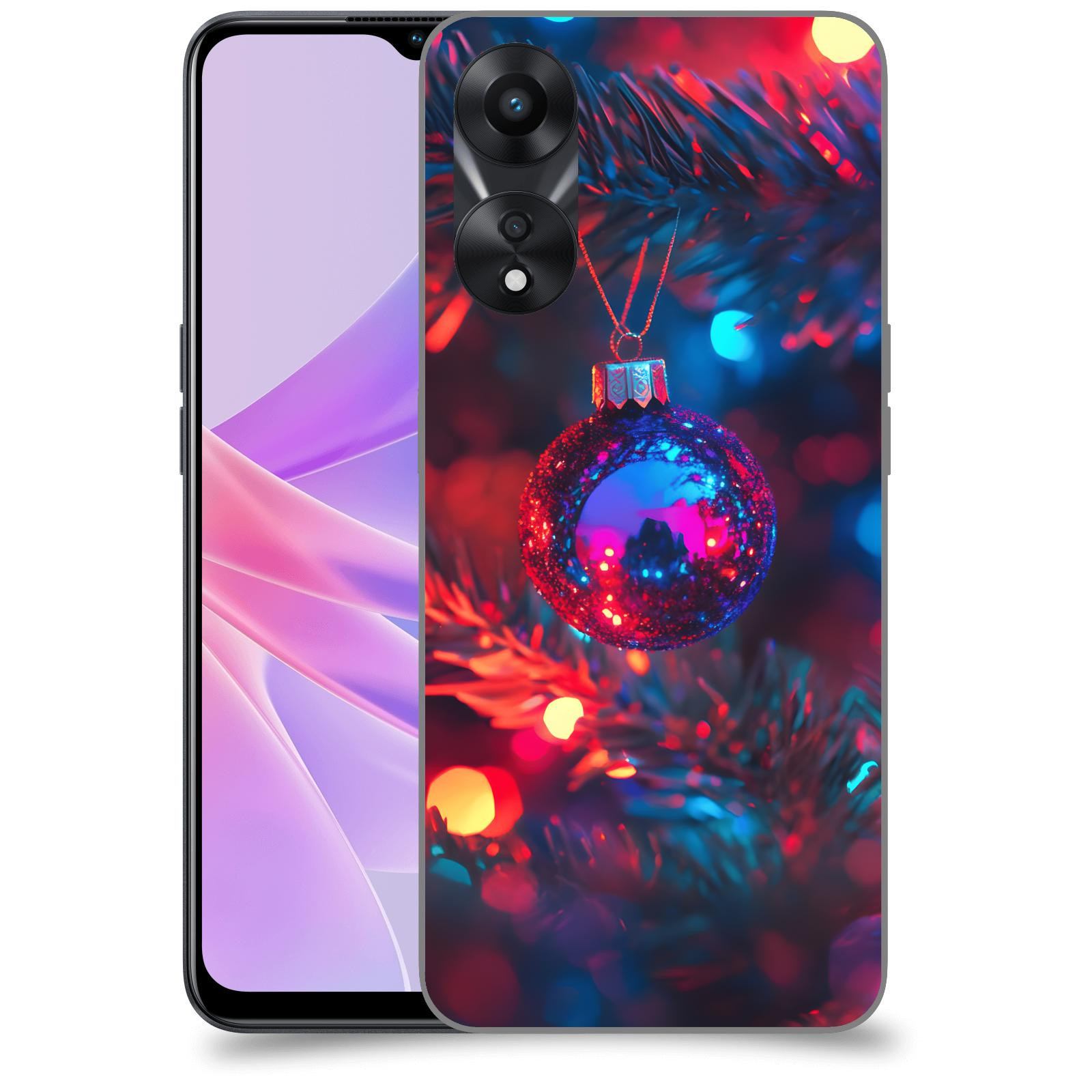 ACOVER Kryt na mobil OPPO A78 5G - Vánoční ozdoba