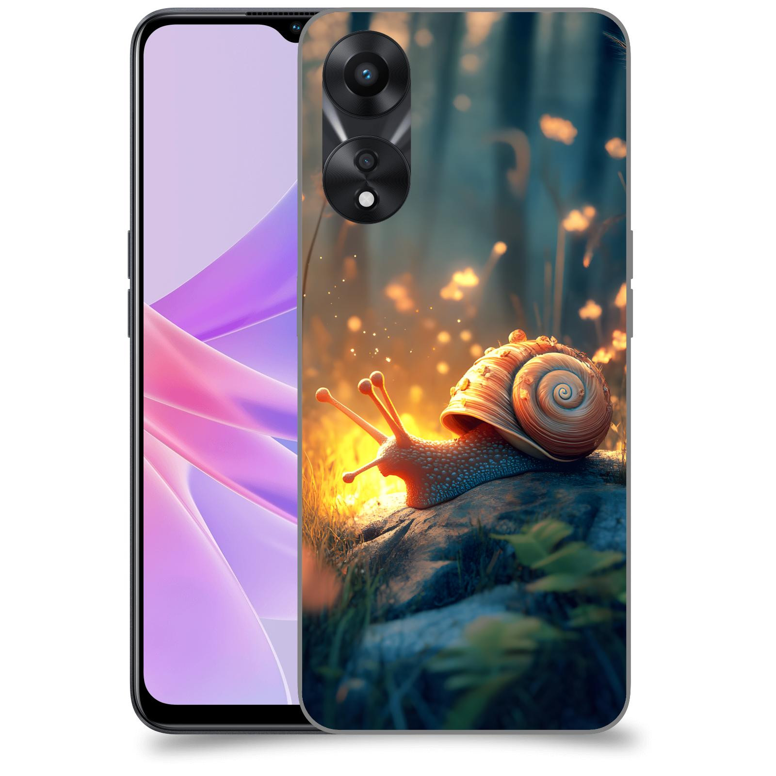 ACOVER Kryt na mobil OPPO A78 5G - Šnek
