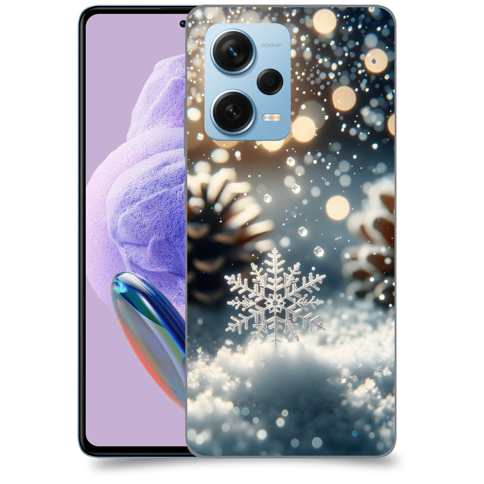 ACOVER Kryt na mobil Xiaomi Redmi Note 12 Pro+ 5G - Vločka