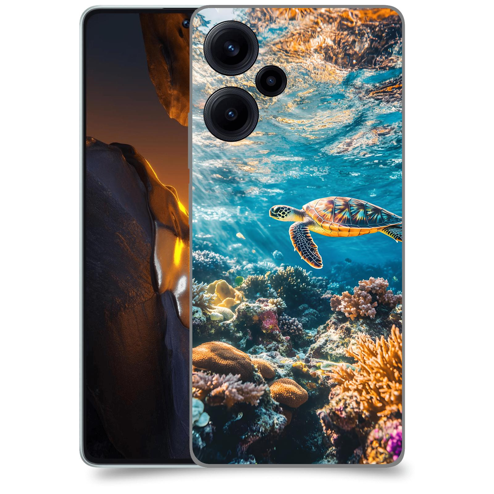 ACOVER Kryt na mobil Xiaomi Poco F5 - Želva