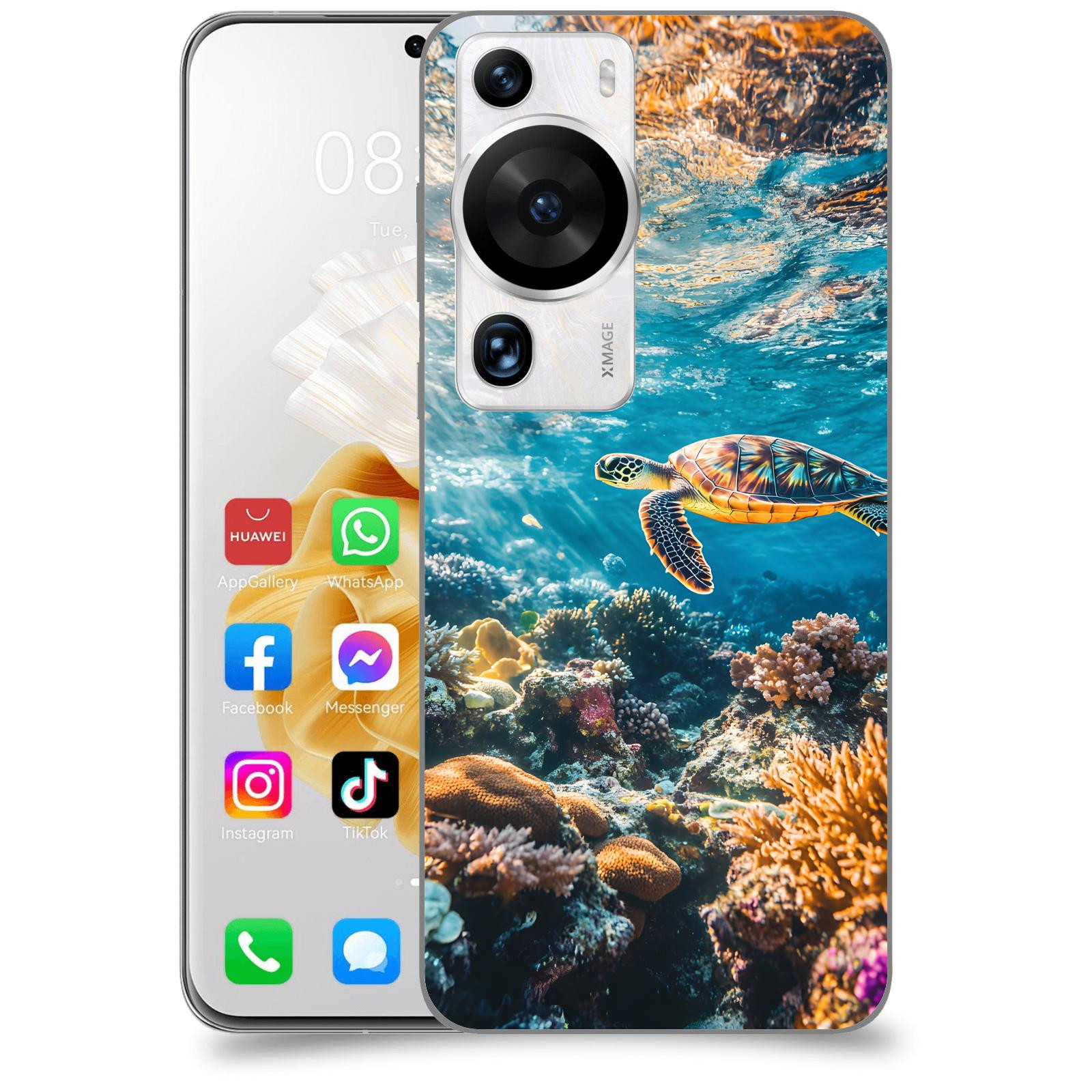 ACOVER Kryt na mobil Huawei P60 Pro - Želva