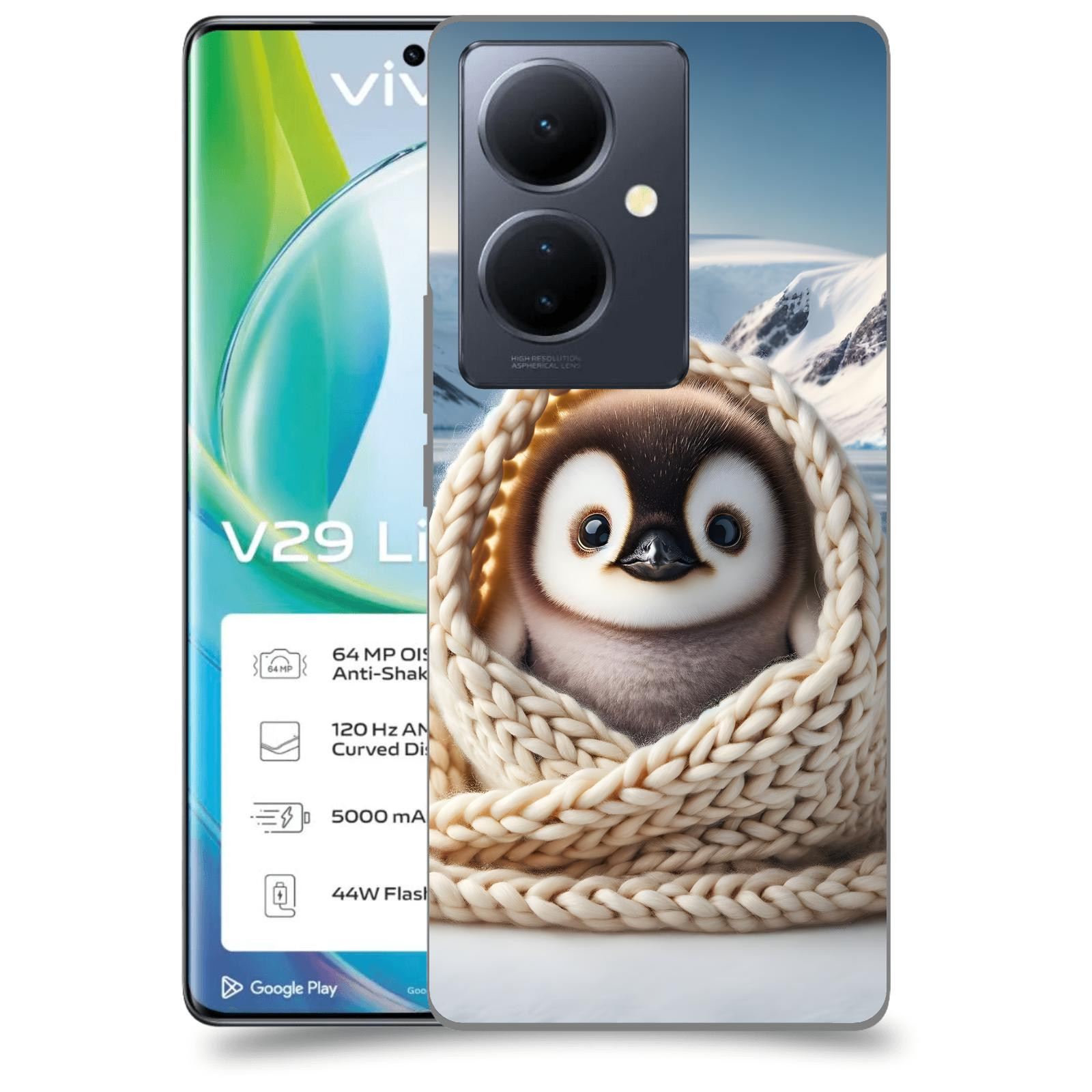 ACOVER Kryt na mobil VIVO V29 Lite 5G - Tučňák