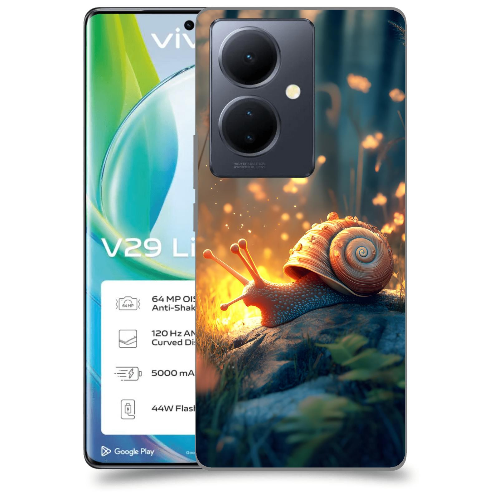 ACOVER Kryt na mobil VIVO V29 Lite 5G - Šnek