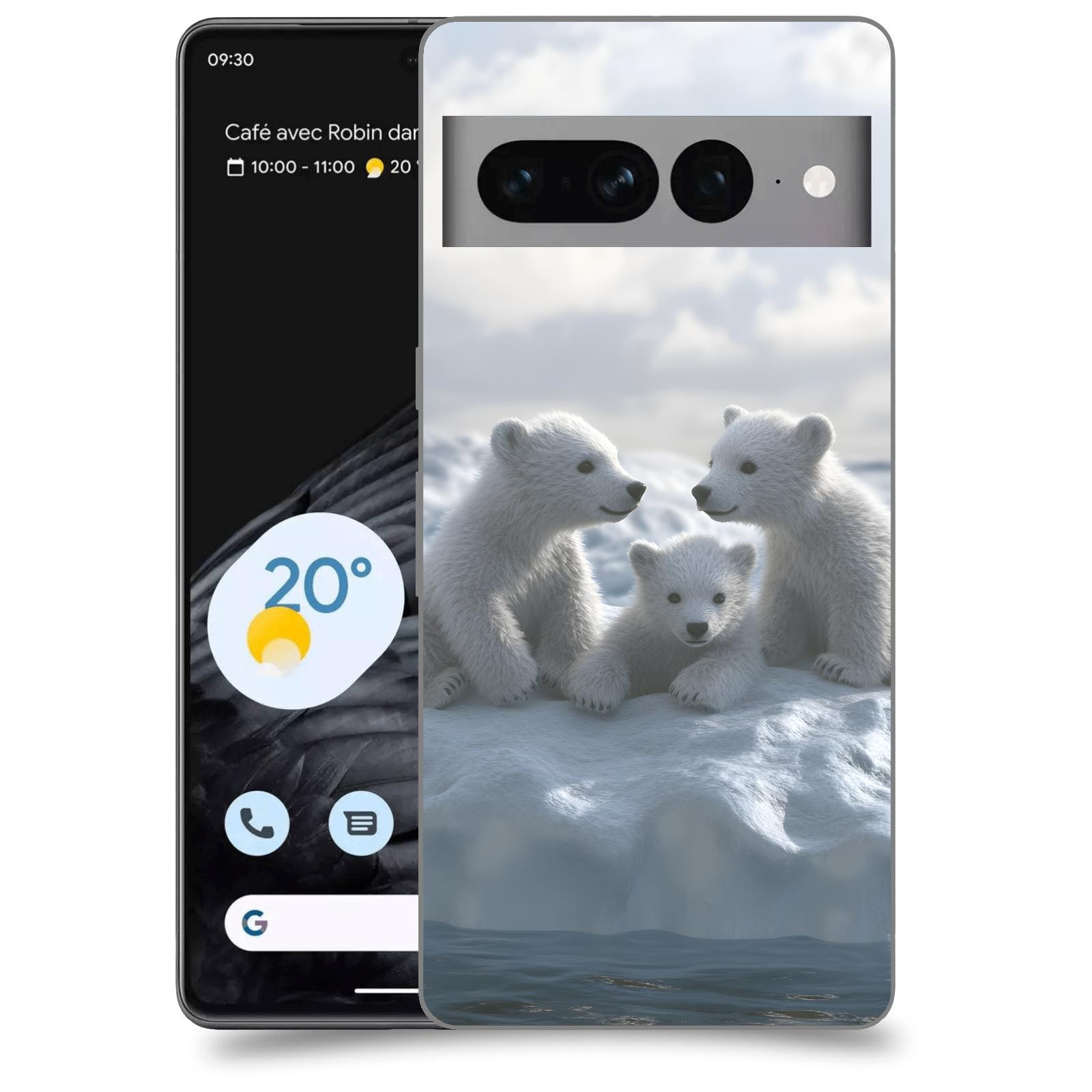 ACOVER Kryt na mobil Google pixel 7 pro - Medvíďata