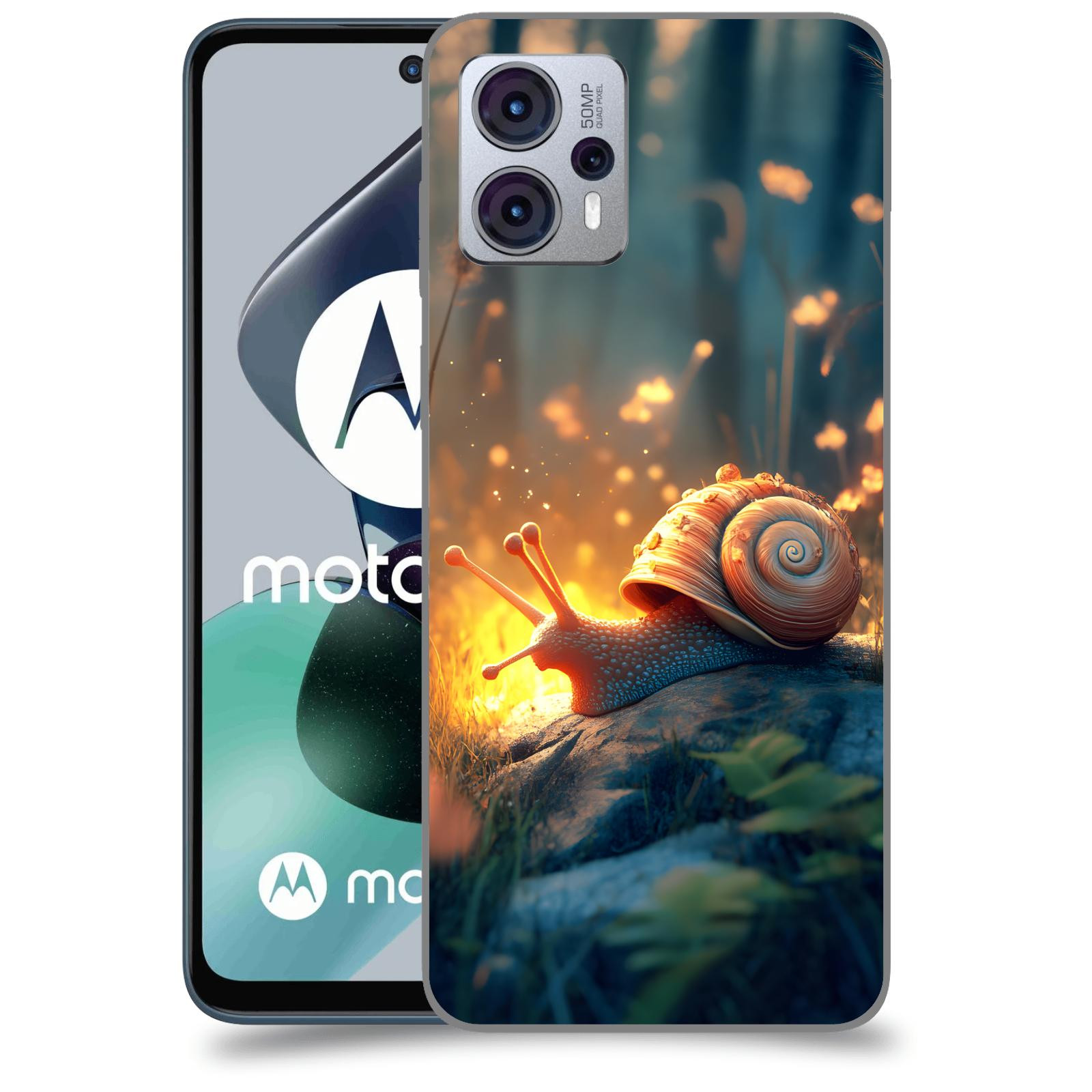 ACOVER Kryt na mobil Motorola Moto G23 - Šnek