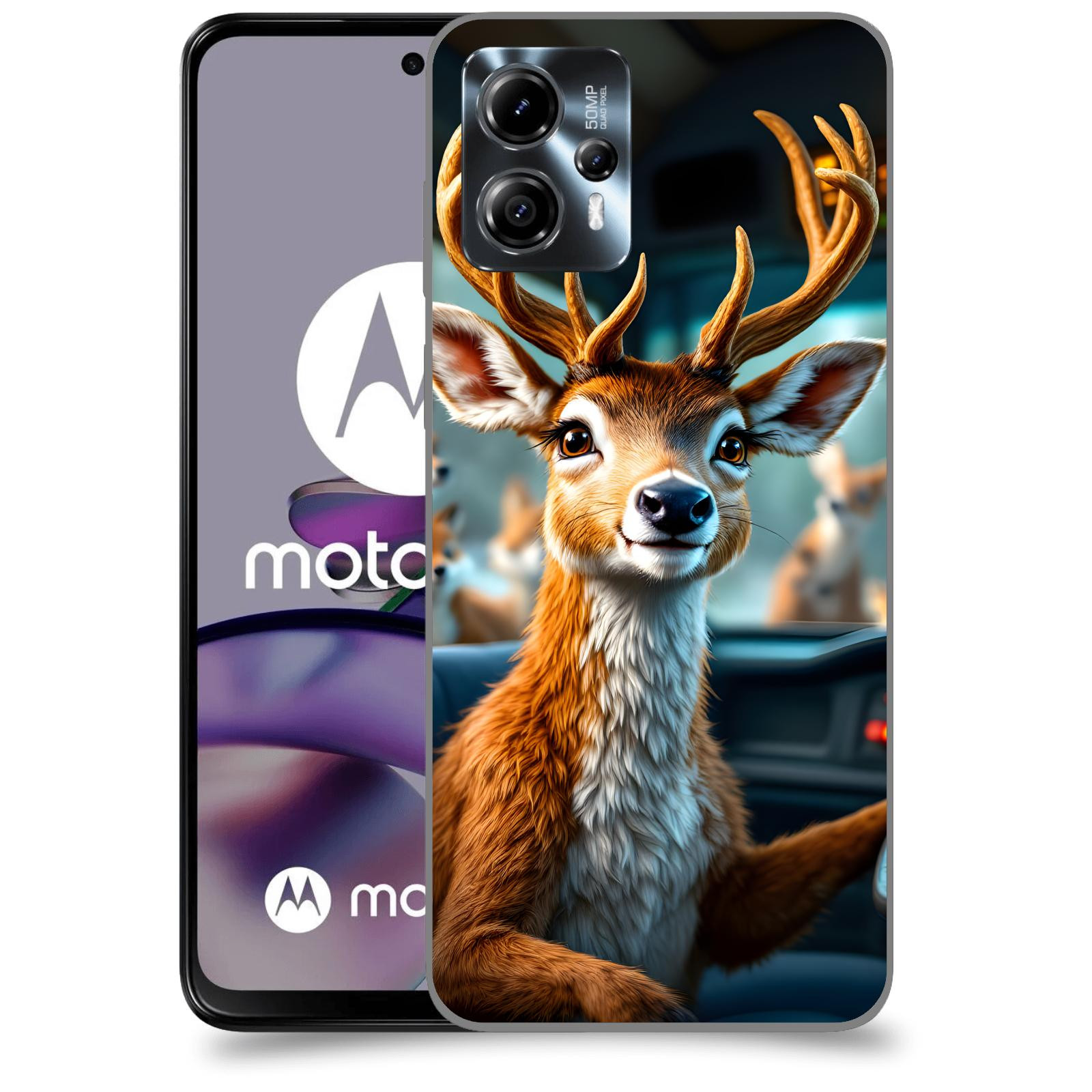 ACOVER Kryt na mobil Motorola Moto G13 - Jelen