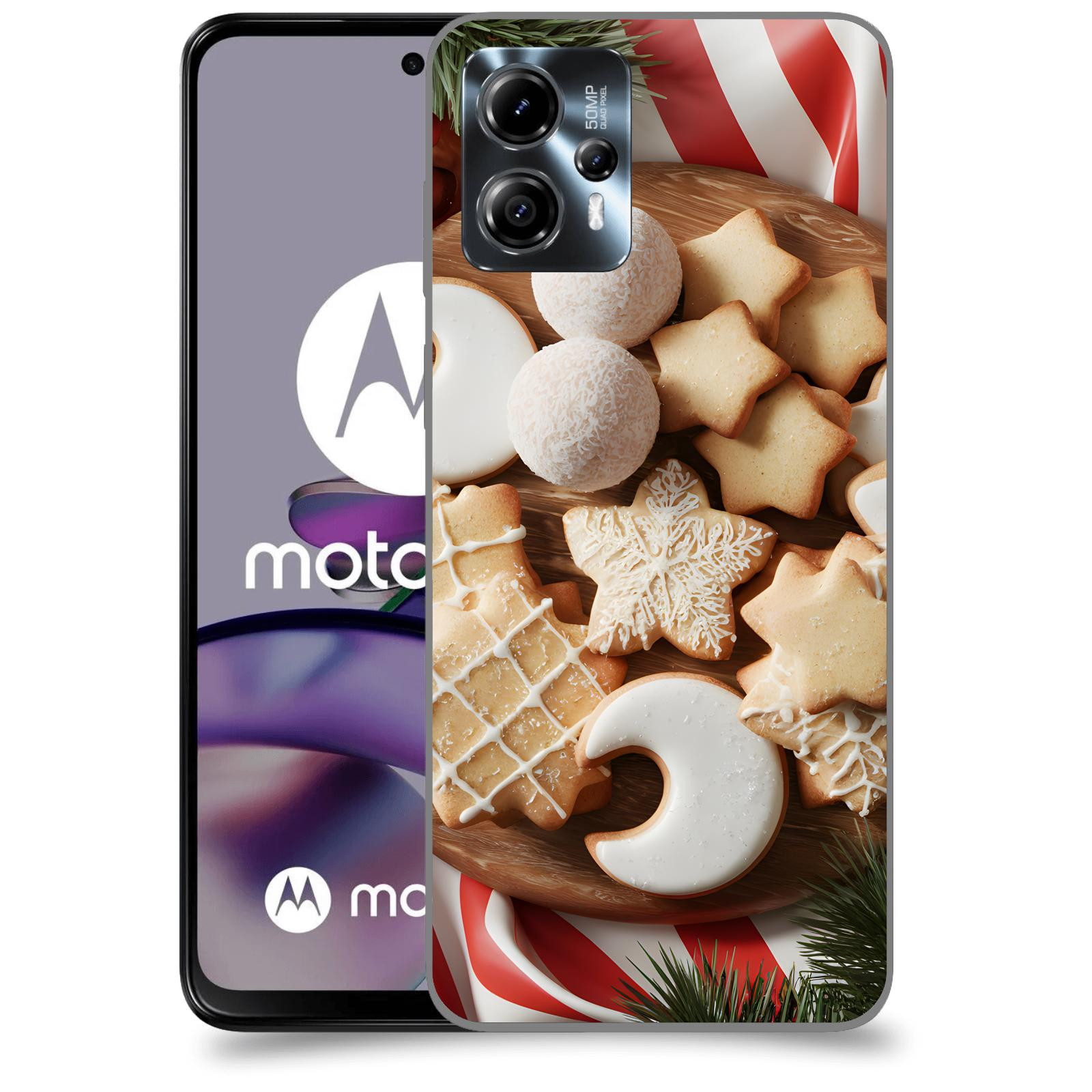 ACOVER Kryt na mobil Motorola Moto G13 - Vánoční cukroví 2