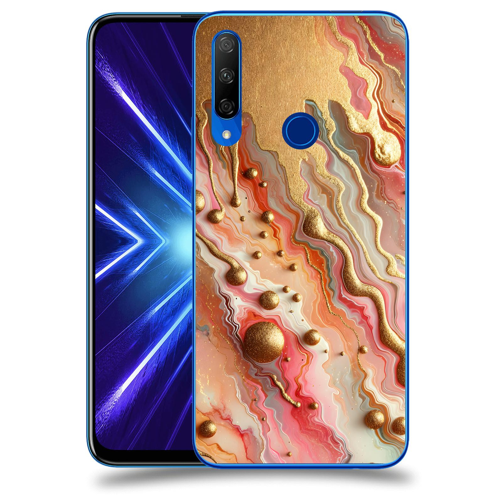 ACOVER Kryt na mobil Honor 9X - Liquid Gold