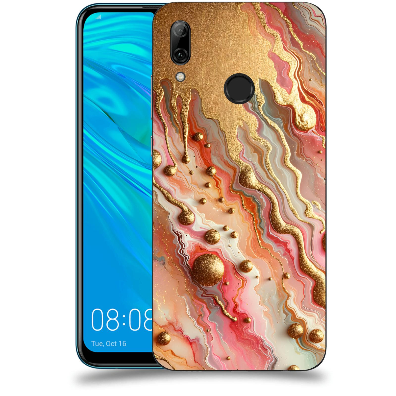 ACOVER Kryt na mobil Huawei P Smart 2019 - Liquid Gold