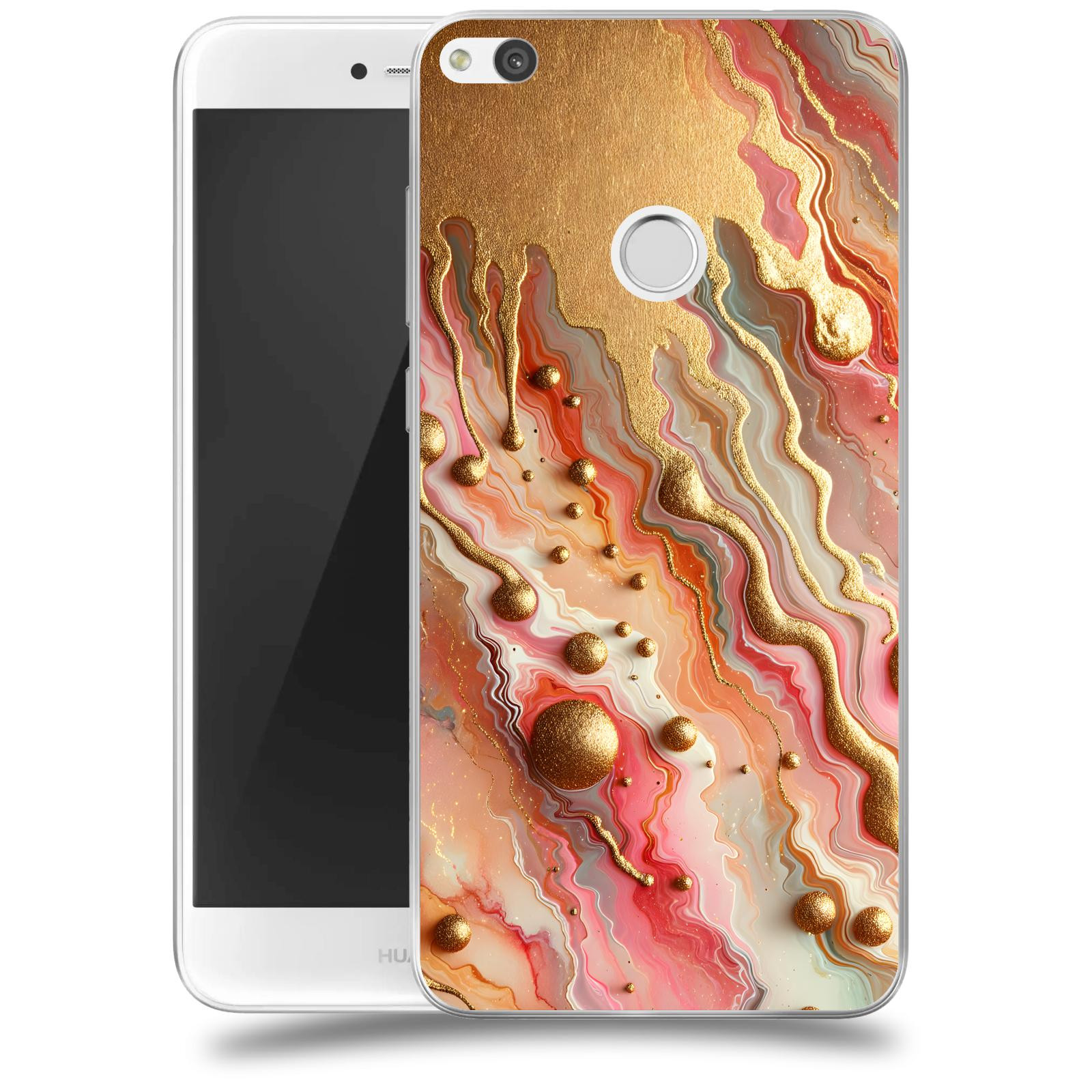 ACOVER Kryt na mobil Huawei P9 Lite 2017 - Liquid Gold