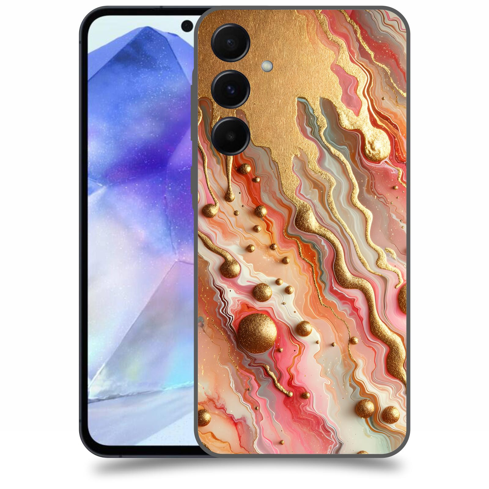 ACOVER Kryt na mobil Samsung Galaxy A55 5G - Liquid Gold