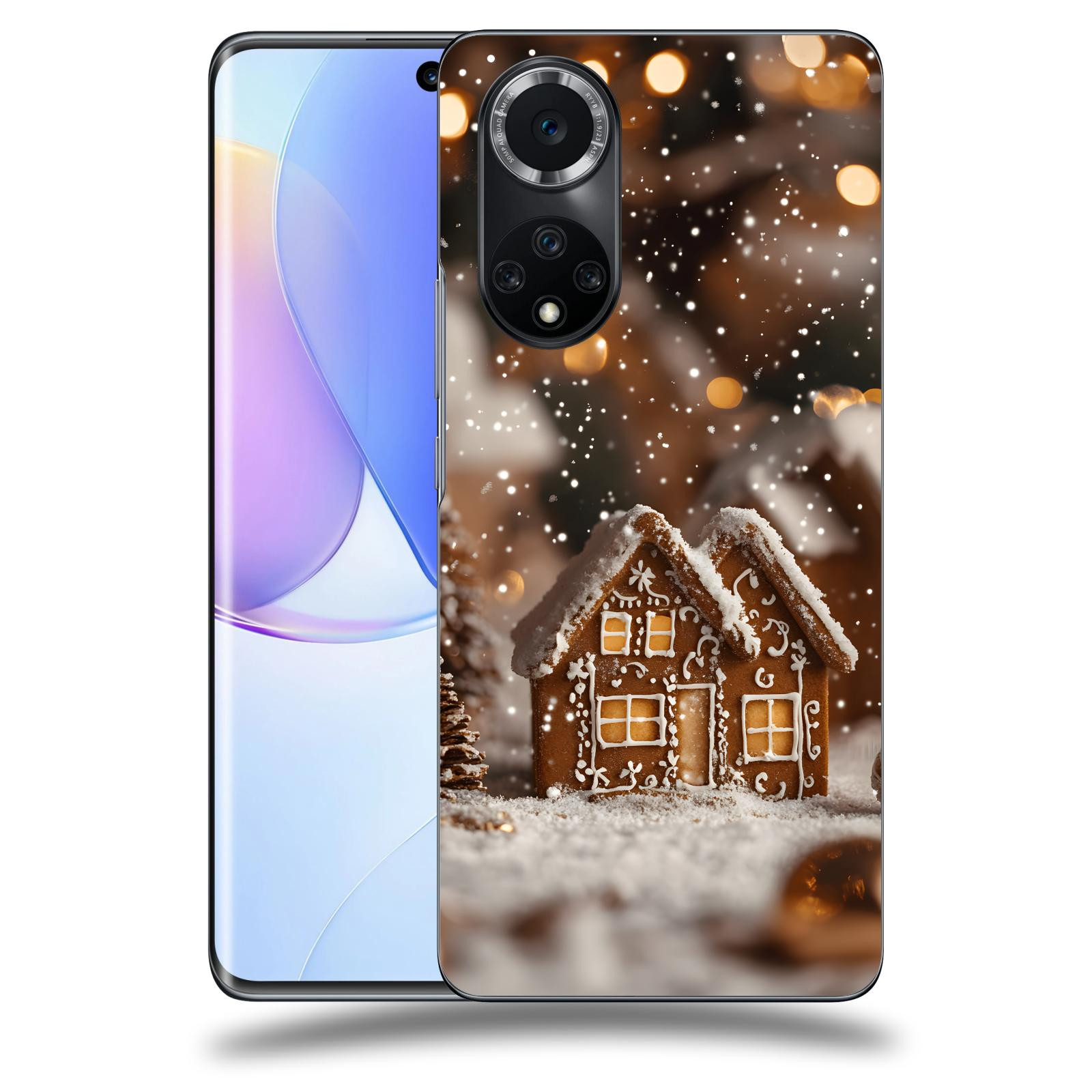 ACOVER Kryt na mobil Huawei Nova 9 - Perníková chaloupka