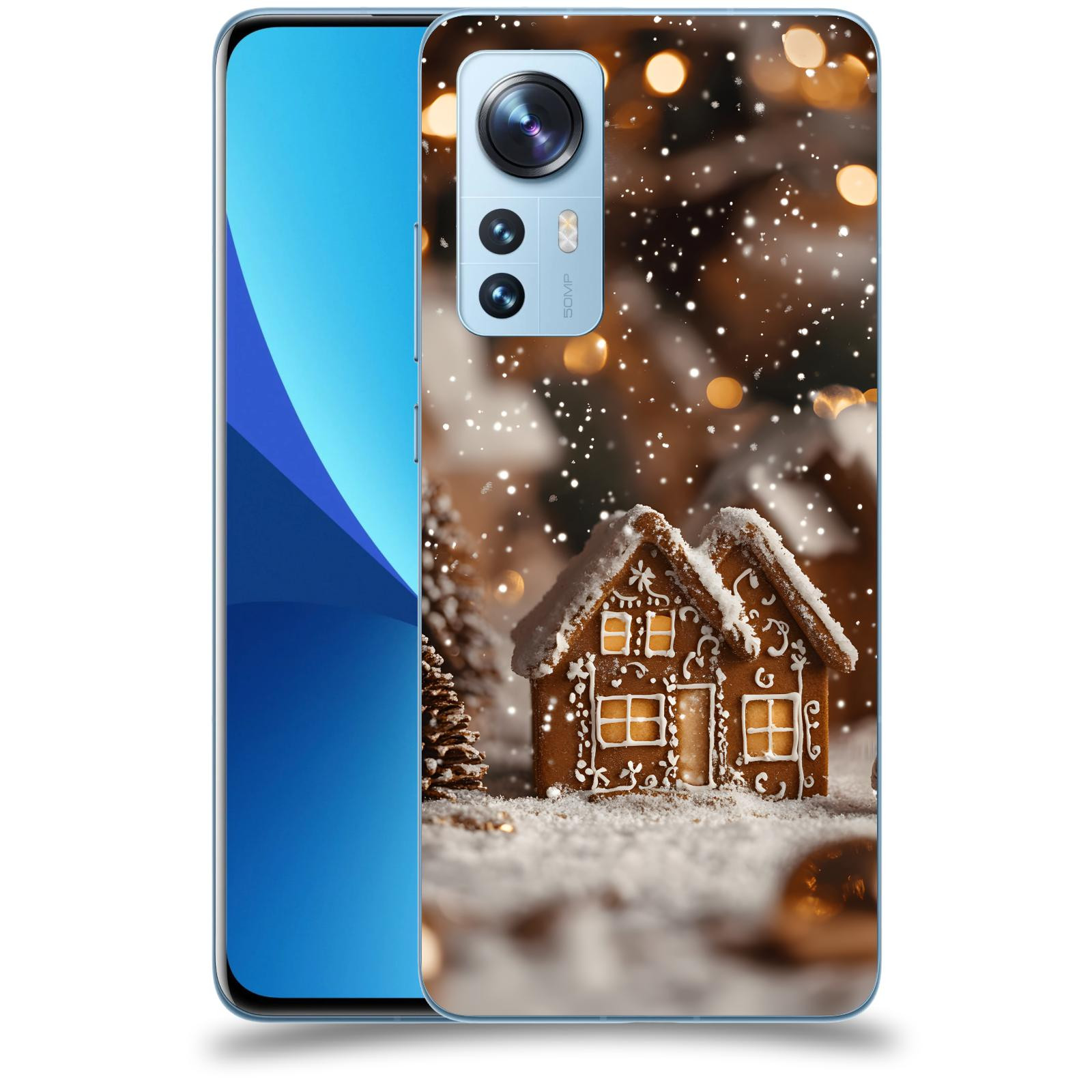 ACOVER Kryt na mobil Xiaomi 12X - Perníková chaloupka