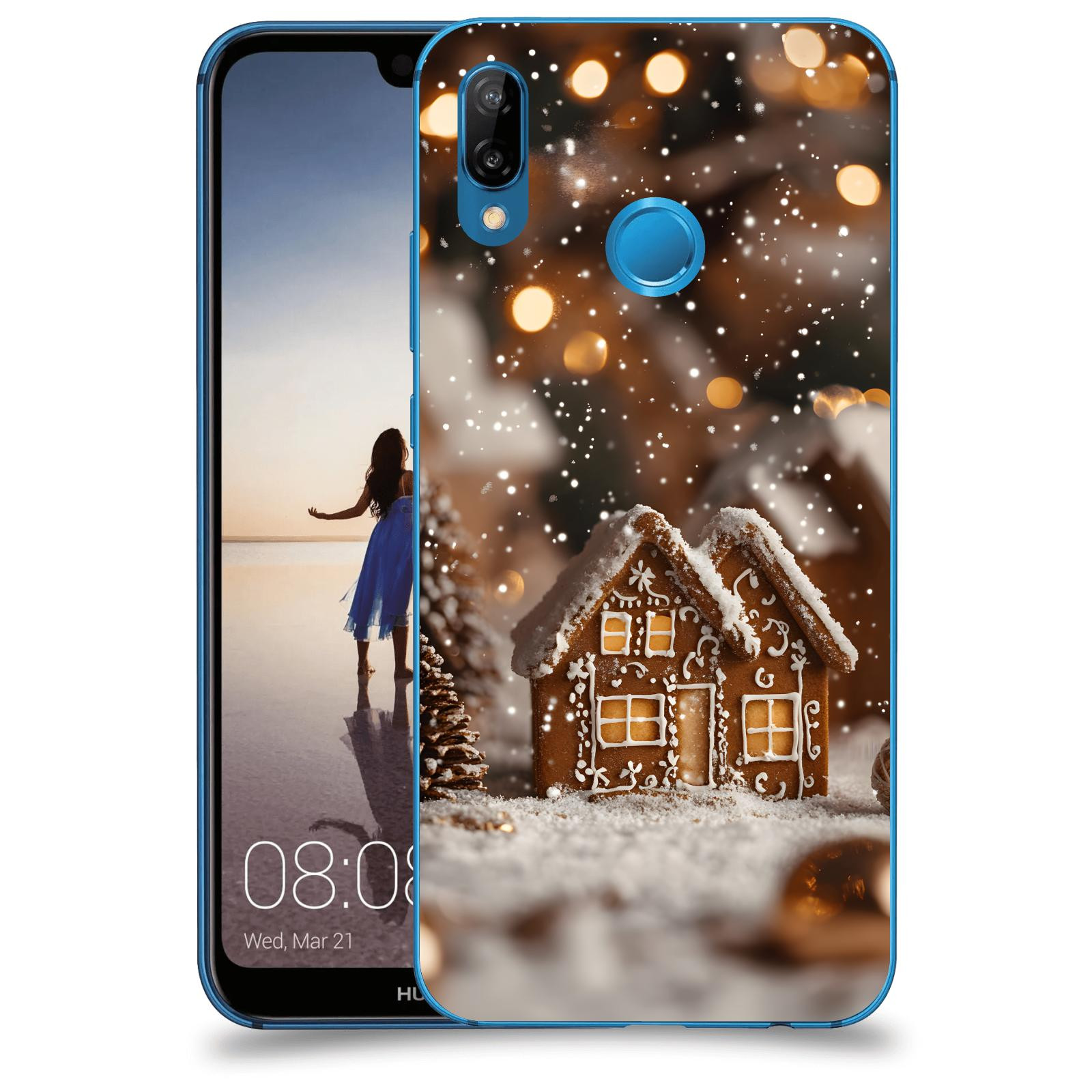 ACOVER Kryt na mobil Huawei P20 Lite - Perníková chaloupka