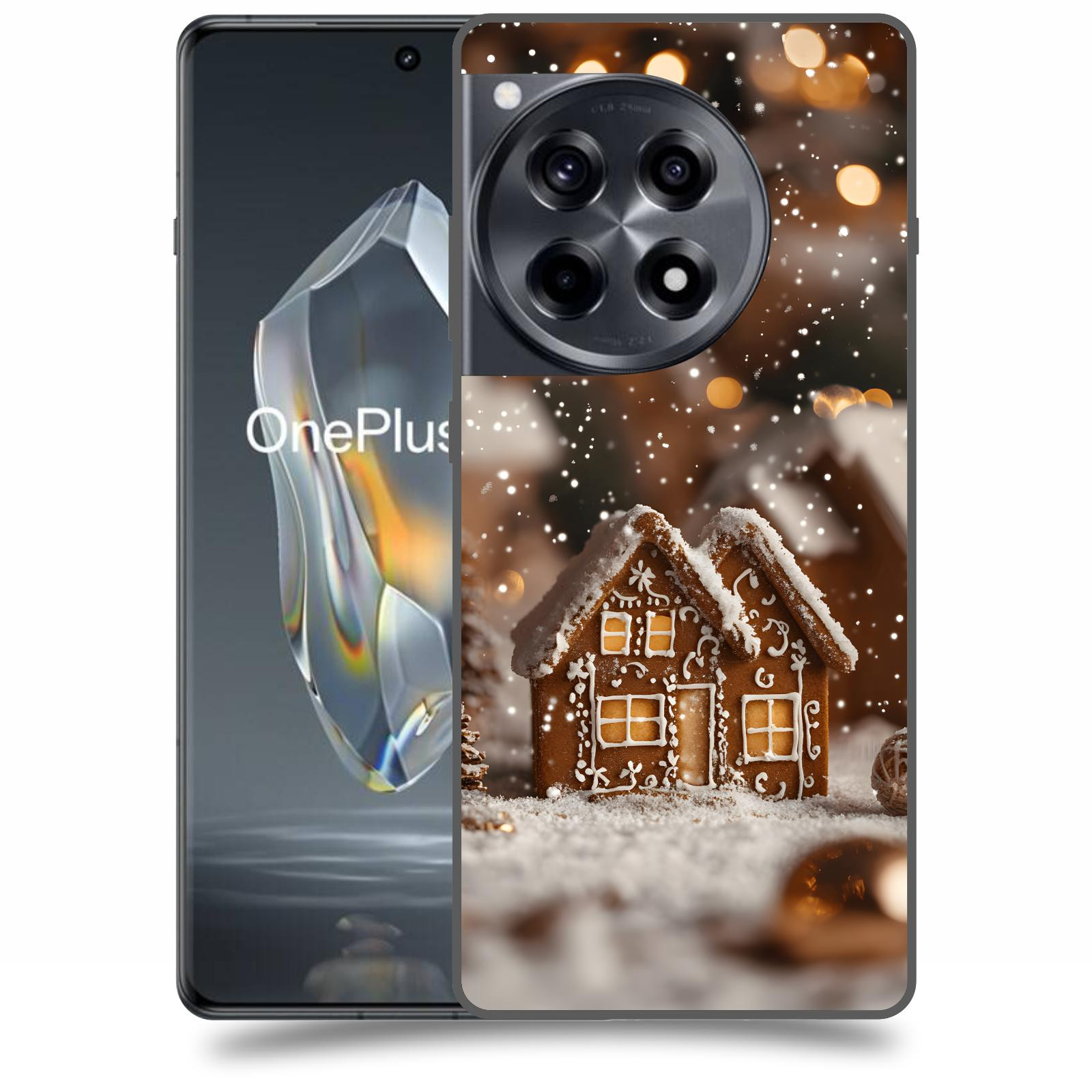 ACOVER Kryt na mobil OnePlus 12 - Perníková chaloupka