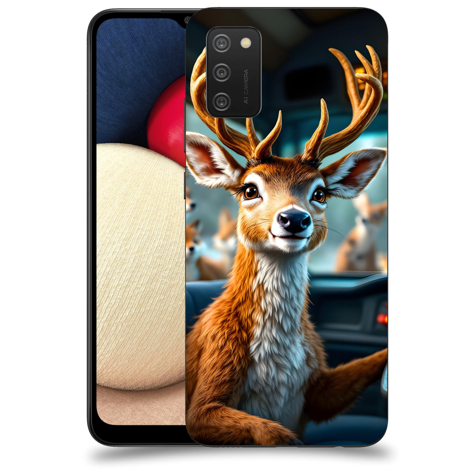 ACOVER Kryt na mobil Samsung Galaxy A02s A025G - Jelen