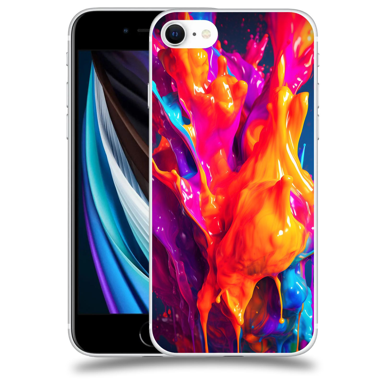 ACOVER Kryt na mobil Apple iPhone SE 2020 - Beautiful Liquid I