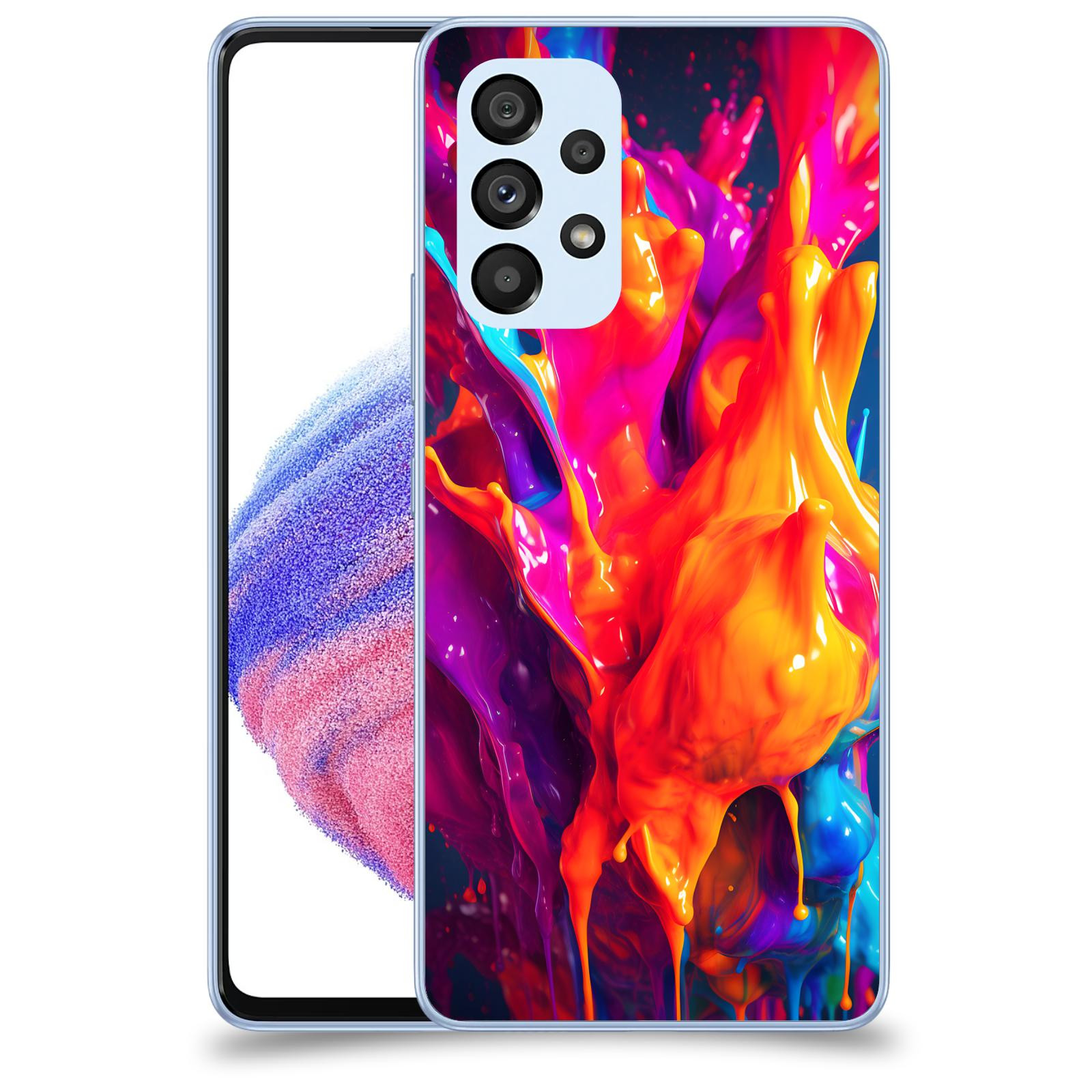 ACOVER Kryt na mobil Samsung Galaxy A32 5G A326B - Beautiful Liquid I