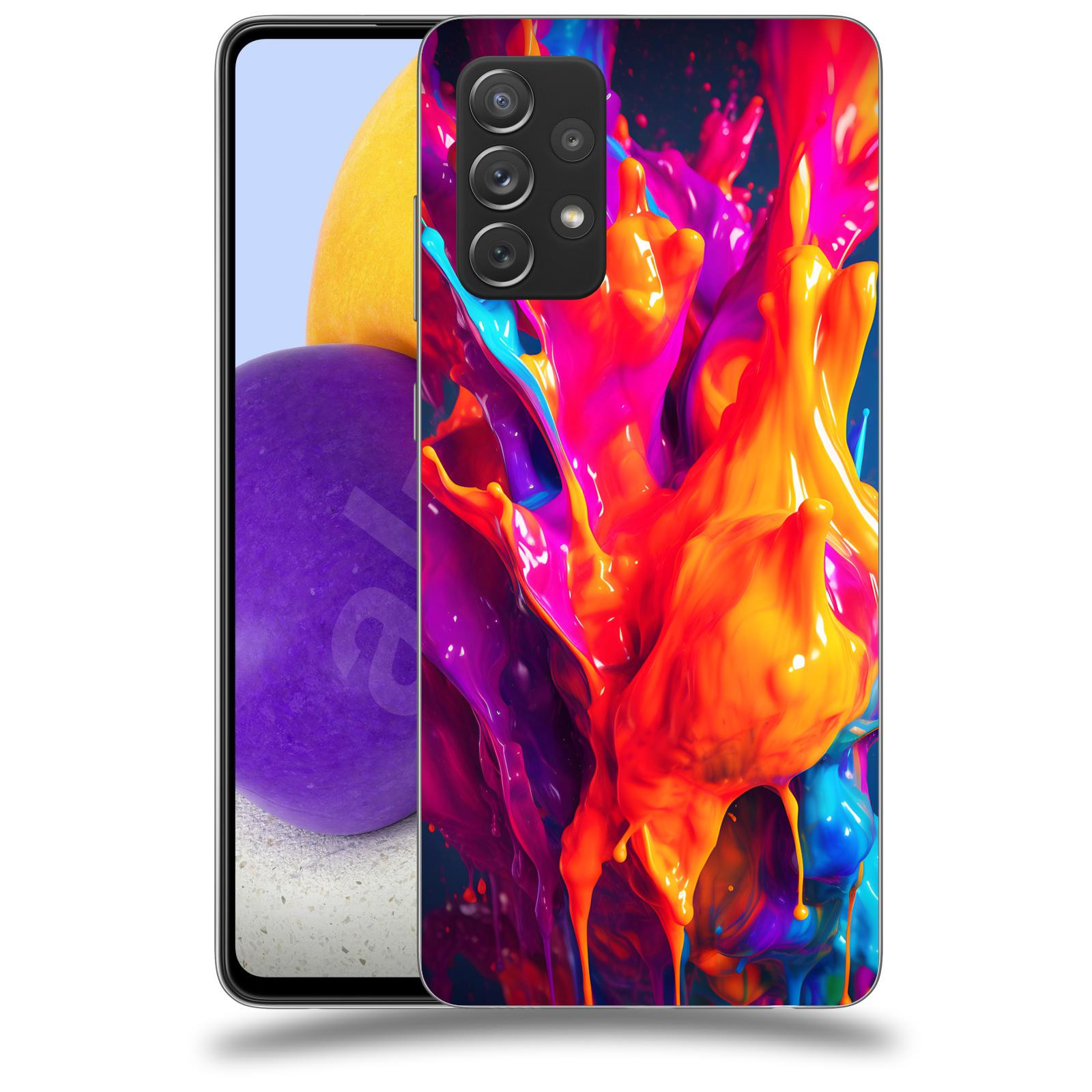 ACOVER Kryt na mobil Samsung Galaxy A73 5G - Beautiful Liquid I
